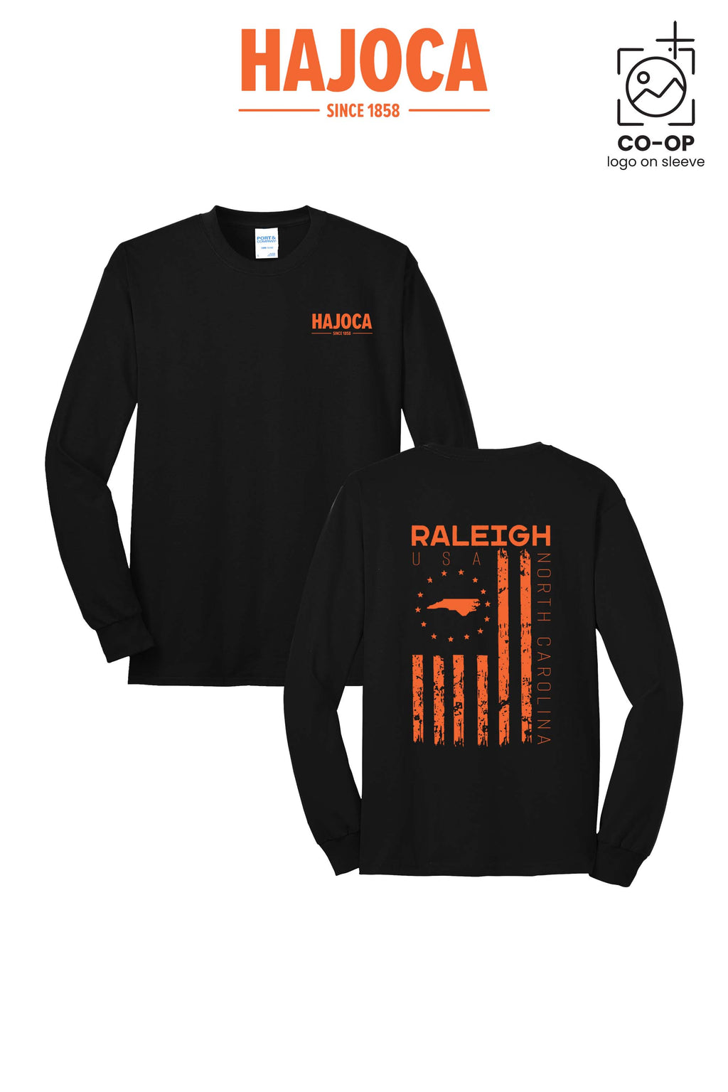 Port & Co™ Long Sleeve Core Blend Tee - HAJOCA - RALEIGH