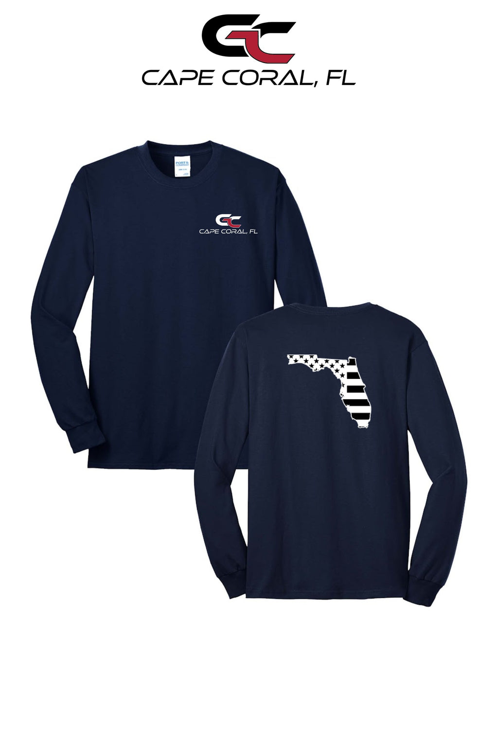 Port & Co™ Long Sleeve Core Blend Tee - GORMAN CO - CAPE CORAL
