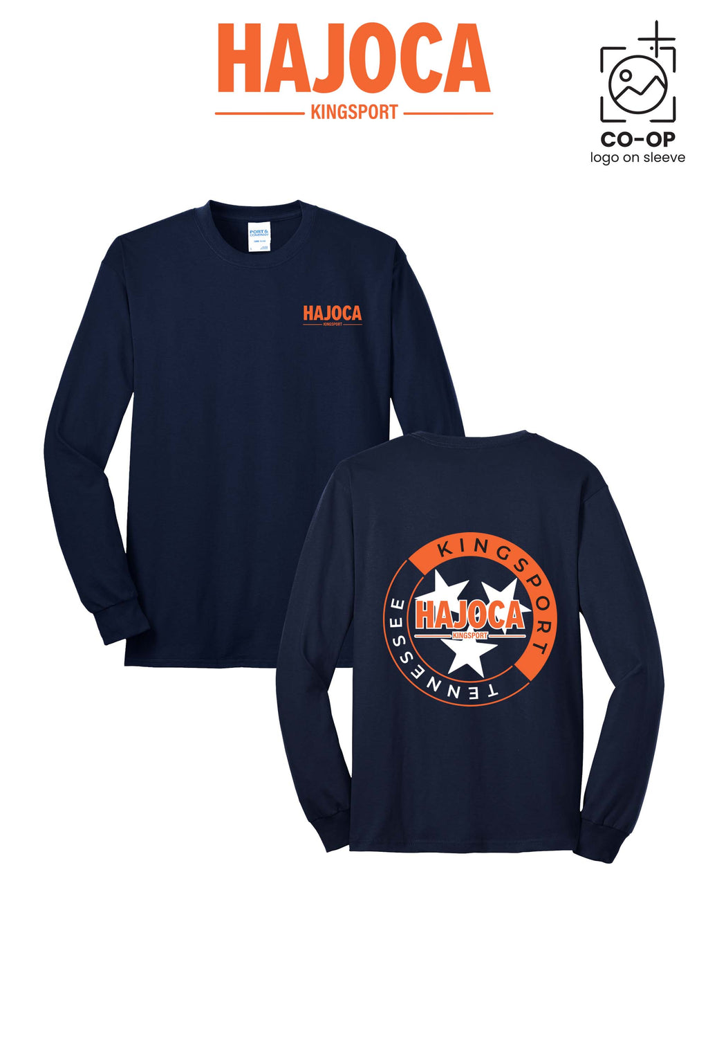 Port & Co™ Long Sleeve Core Blend Tee - HAJOCA - KINGSPORT