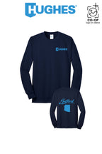 Port & Co™ Long Sleeve Core Blend Tee - HUGHES SUPPLY - SAFFORD