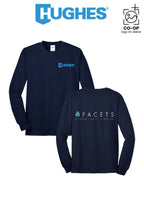 Port & Co™ Long Sleeve Core Blend Tee - HUGHES SUPPLY - HUNTERSVILLE