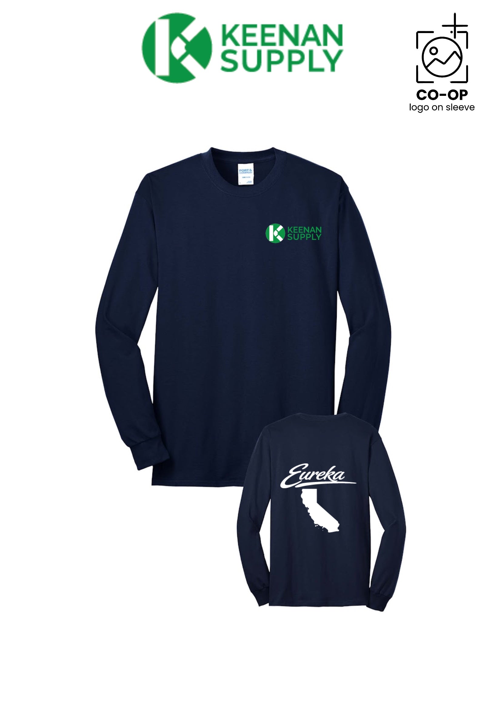 Port & Co™ Long Sleeve Core Blend Tee - KEENAN SUPPLY - EUREKA