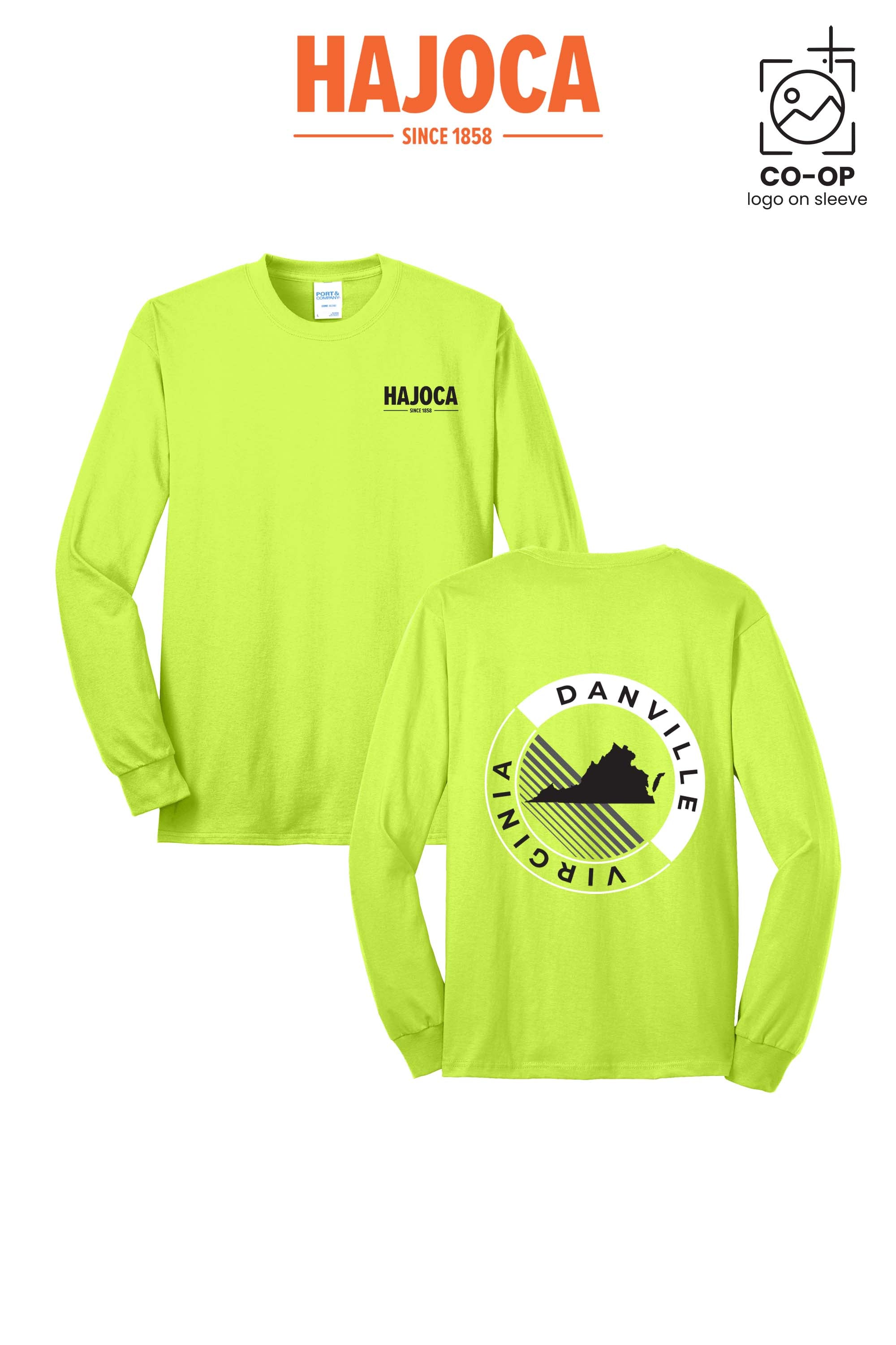 Port & Co™ Long Sleeve Core Blend Tee - HAJOCA - DANVILLE