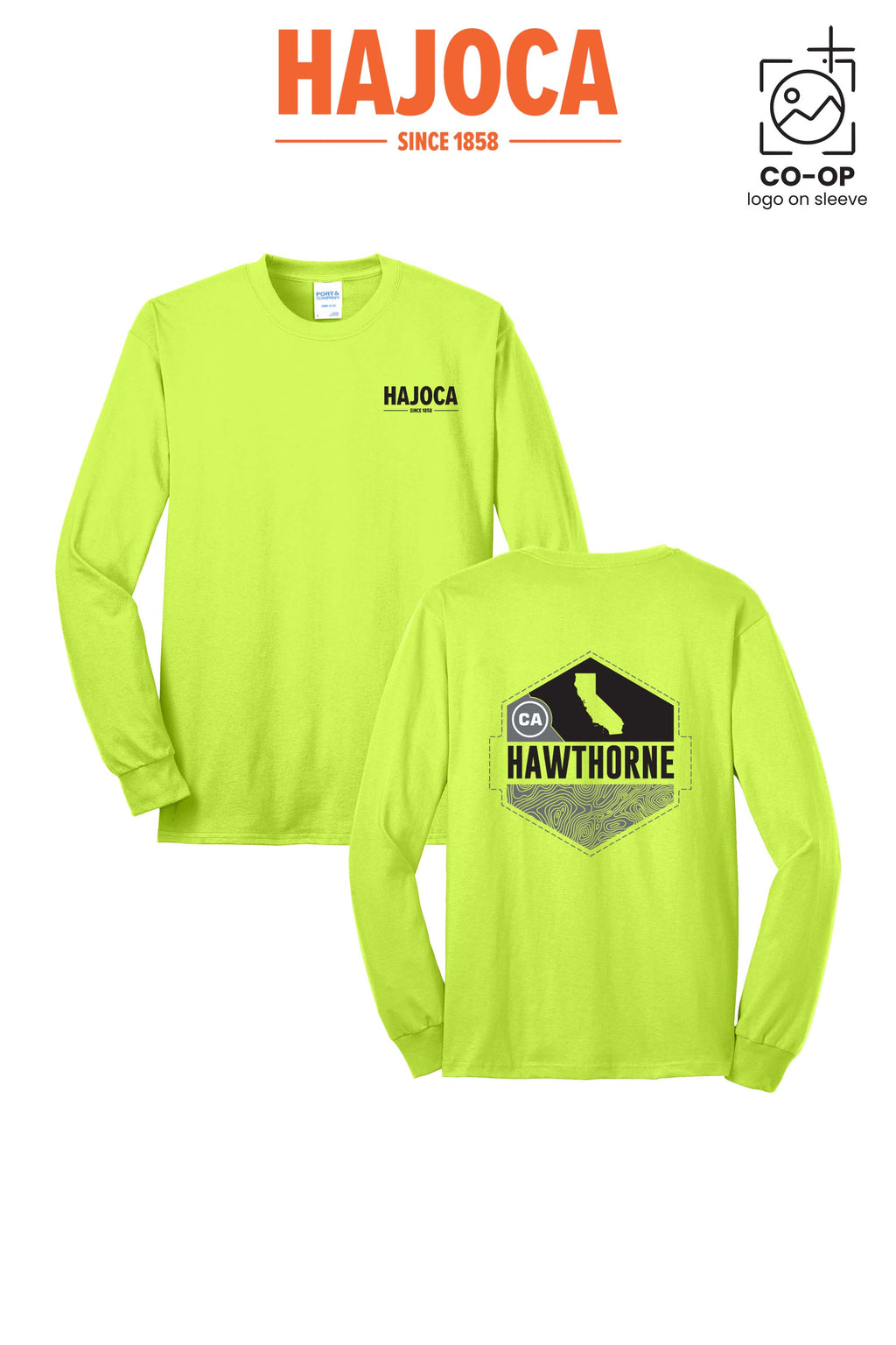 Port & Co™ Long Sleeve Core Blend Tee - HAJOCA - HAWTHORNE