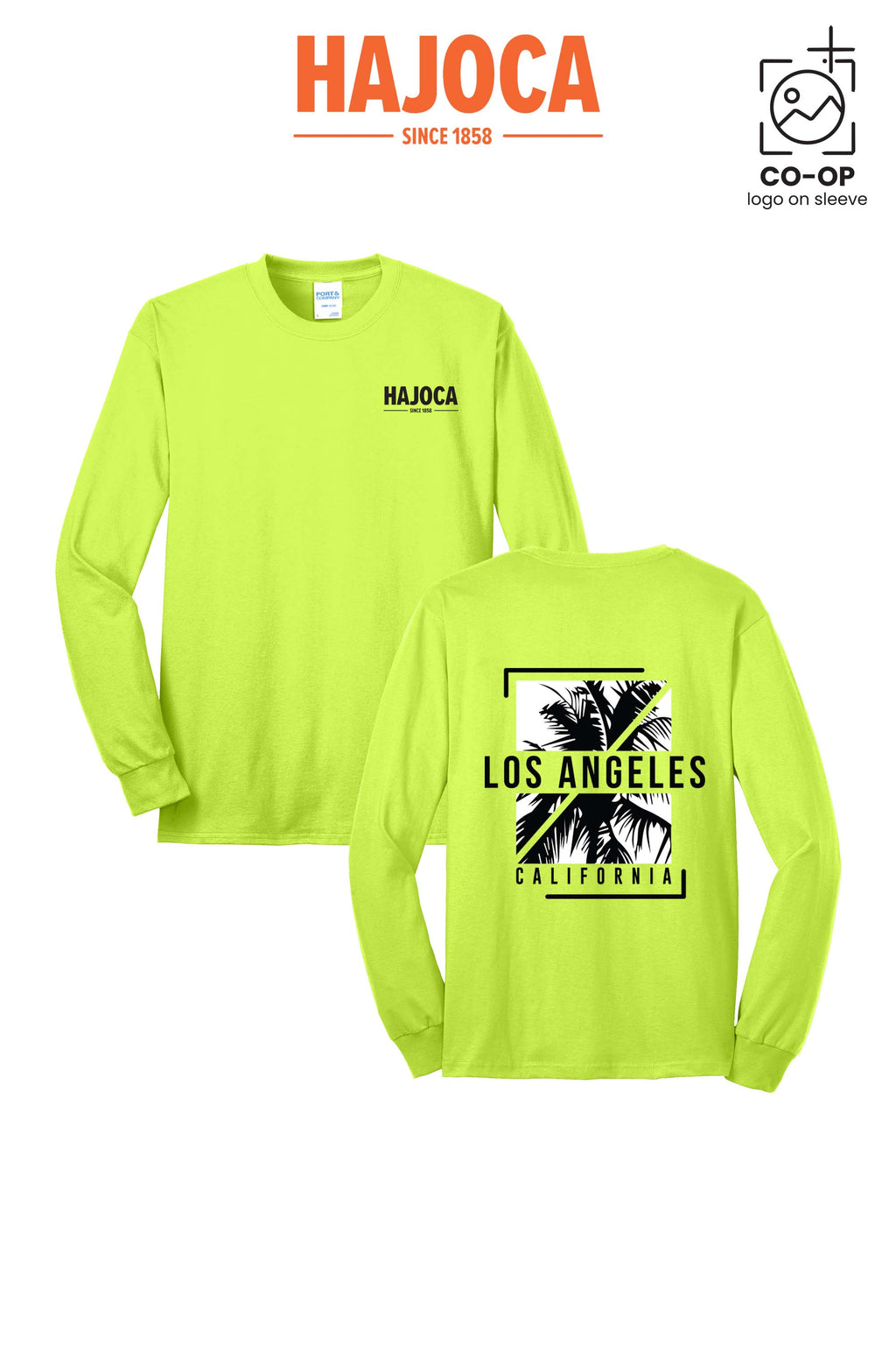 Port & Co™ Long Sleeve Core Blend Tee - HAJOCA - LOS ANGELES