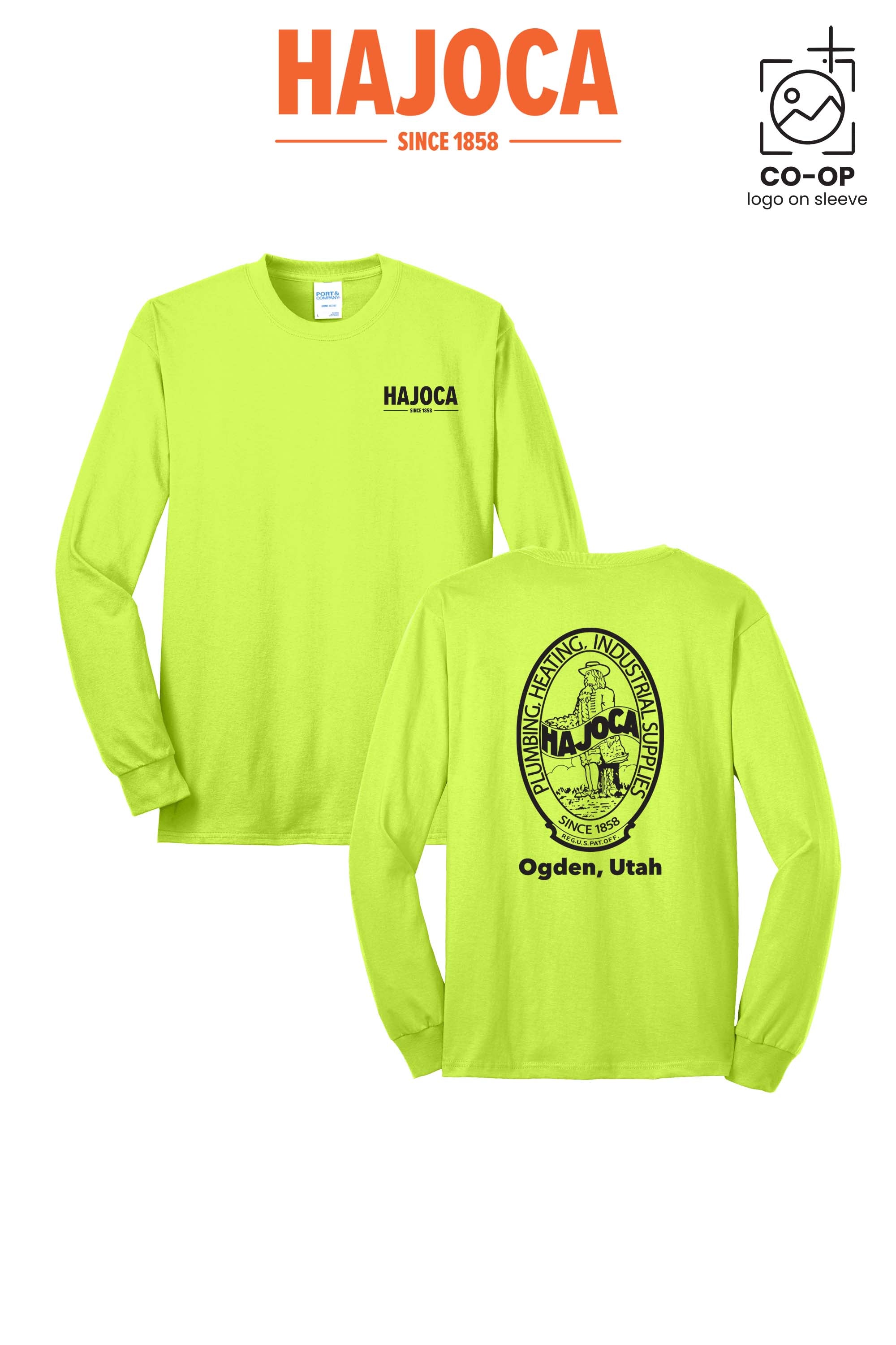 Port & Co™ Long Sleeve Core Blend Tee - HAJOCA - OGDEN