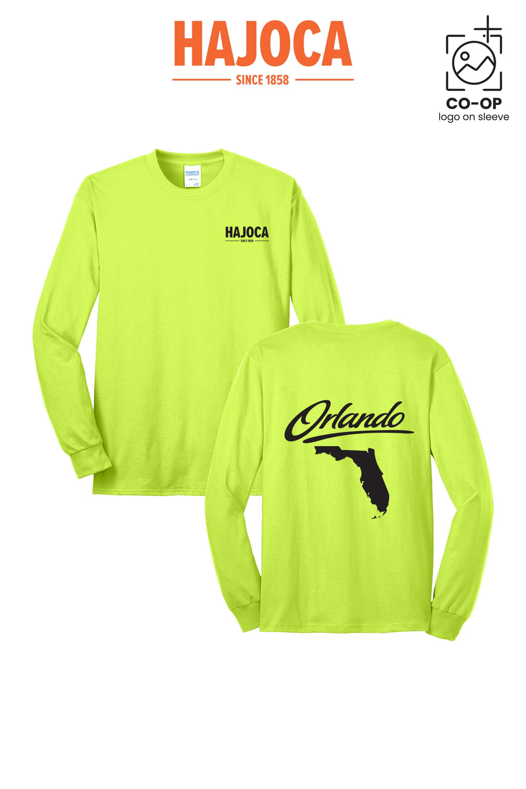Port & Co™ Long Sleeve Core Blend Tee - HAJOCA - ORLANDO