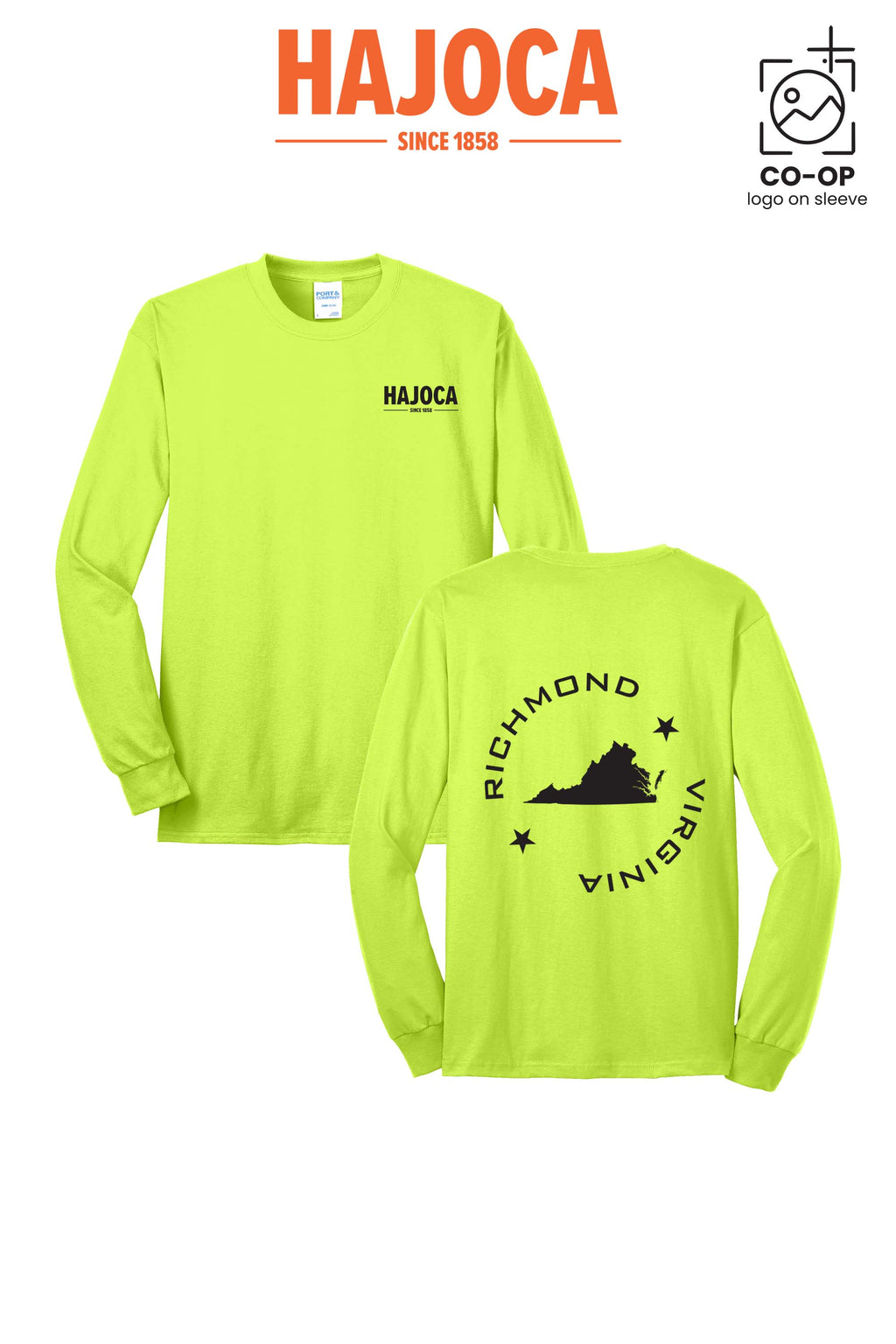 Port & Co™ Long Sleeve Core Blend Tee - HAJOCA - RICHMOND-SOUTH