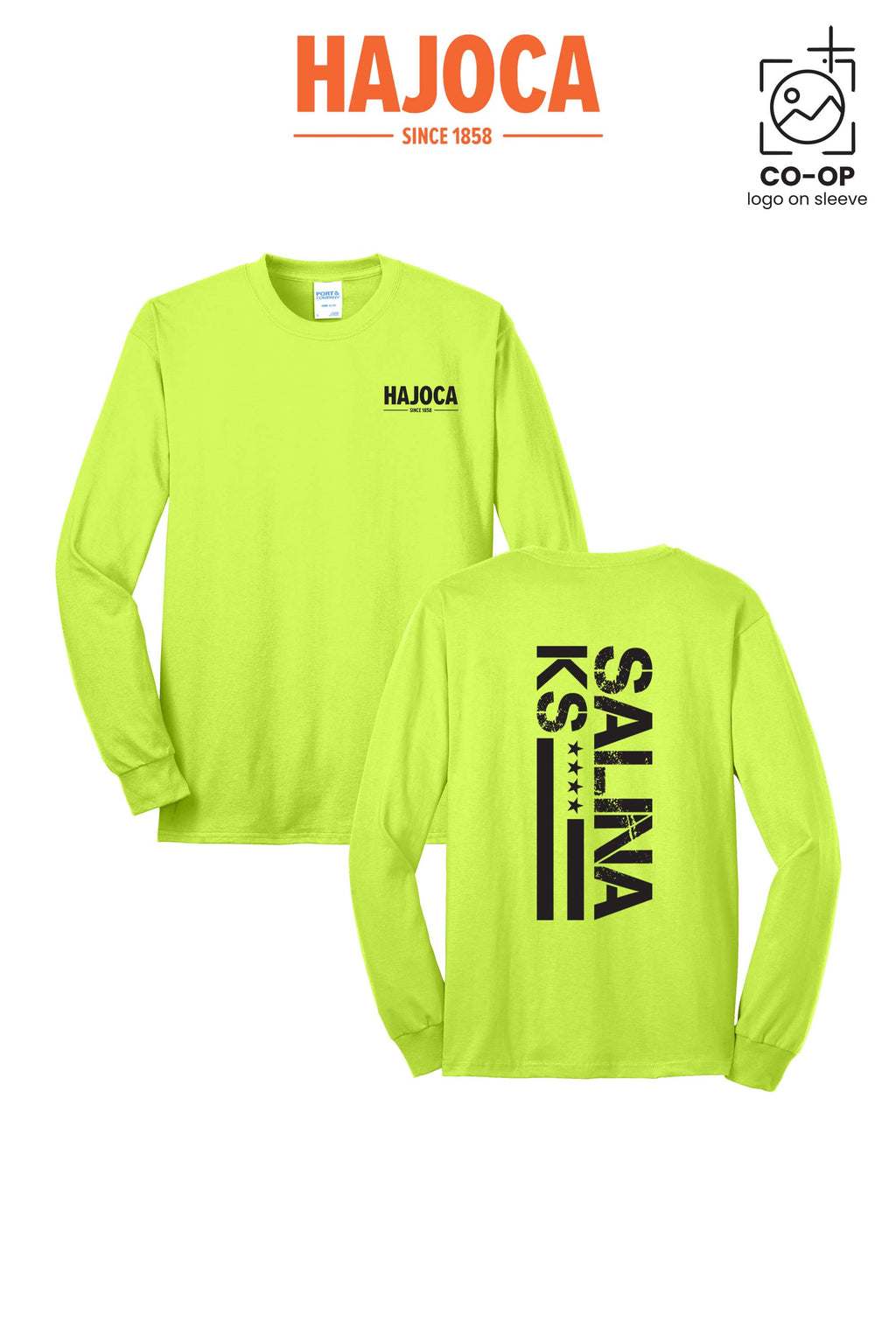 Port & Co™ Long Sleeve Core Blend Tee - HAJOCA - SALINA