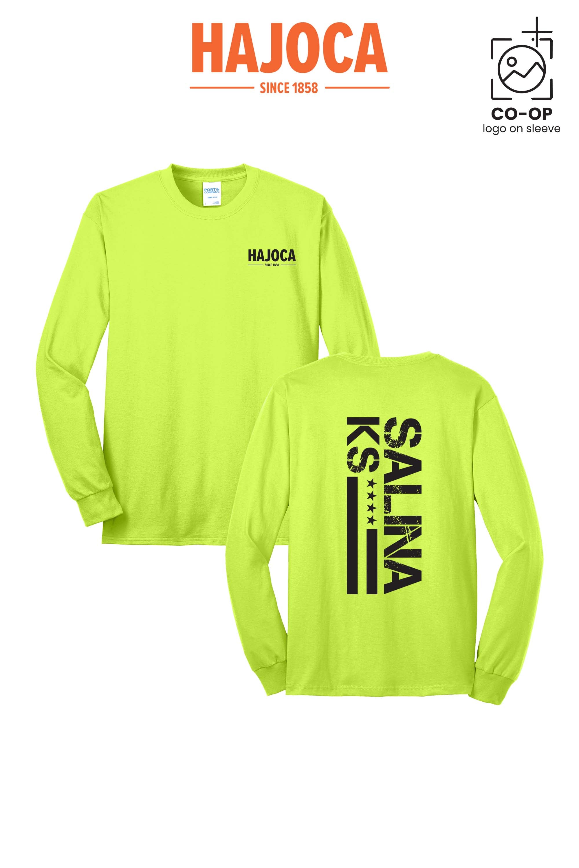 Port & Co™ Long Sleeve Core Blend Tee - HAJOCA - SALINA