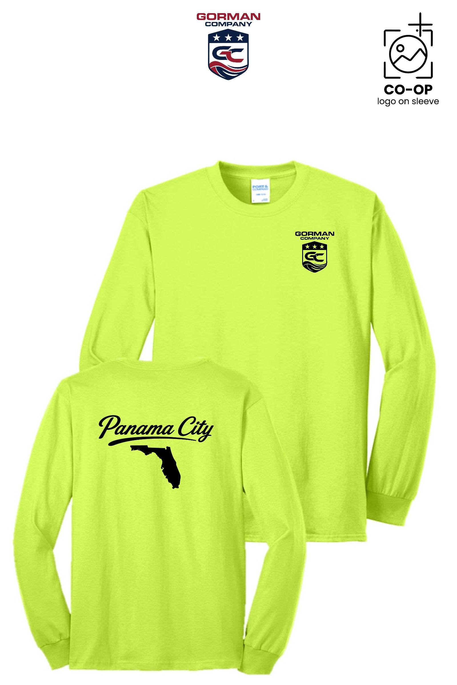 Port & Co™ Long Sleeve Core Blend Tee - GORMAN CO - PANAMA CITY