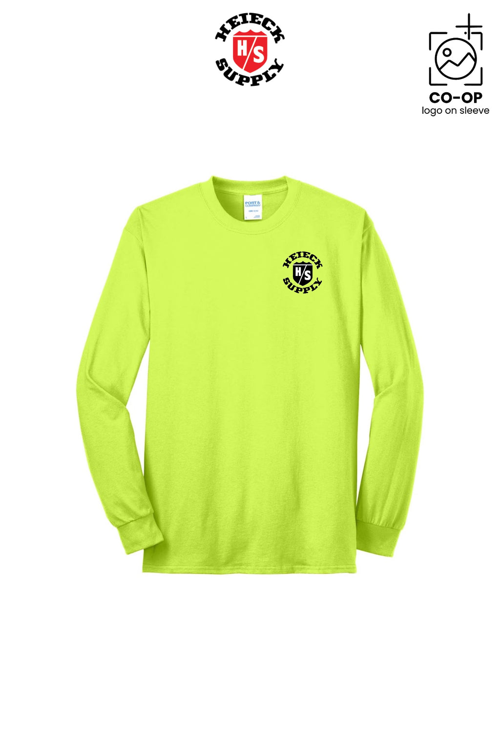 Port & Co™ Long Sleeve Core Blend Tee - HEIECK SUPPLY