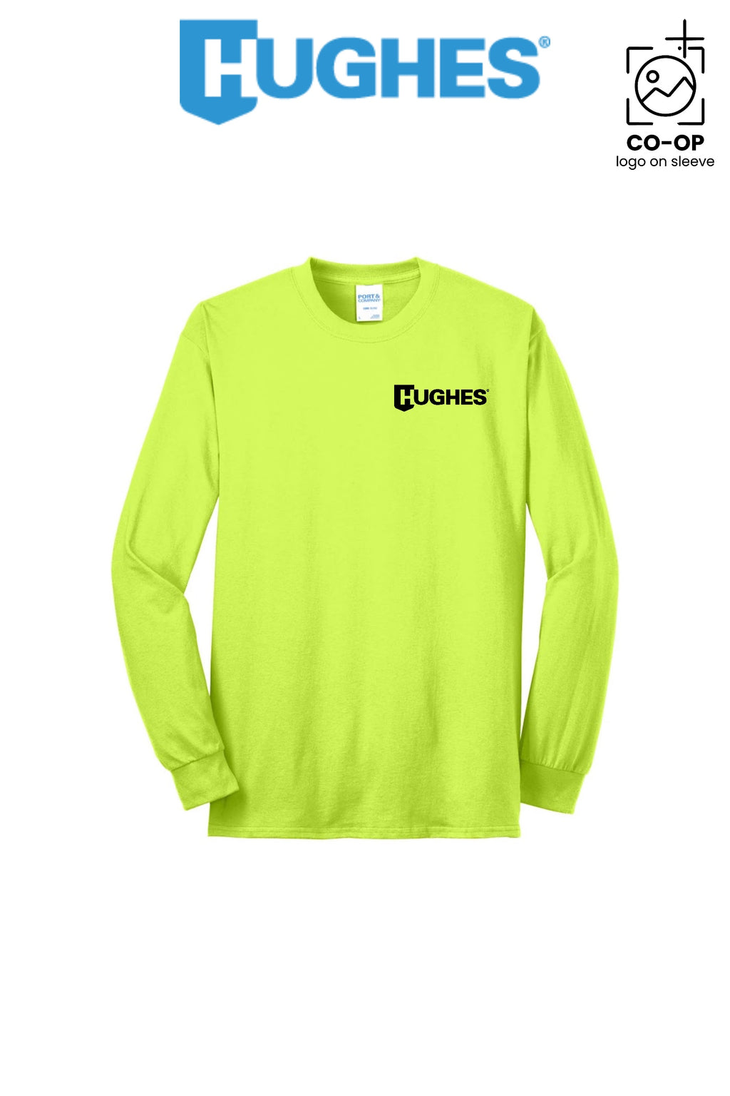 Port & Co™ Long Sleeve Core Blend Tee - HUGHES SUPPLY