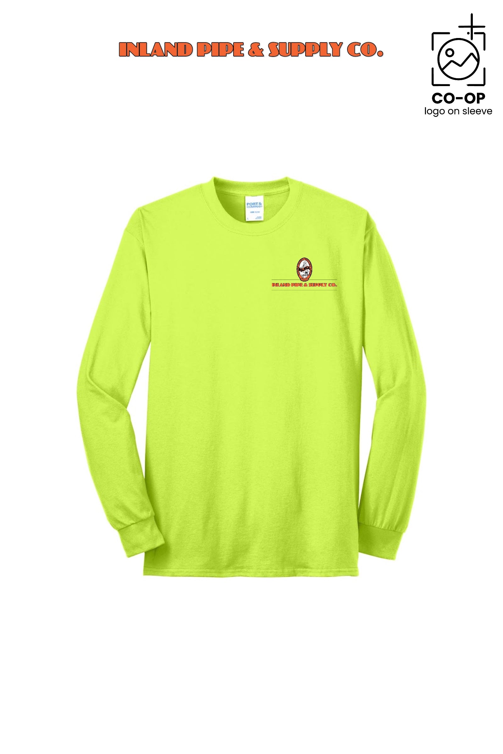 Port & Co™ Long Sleeve Core Blend Tee - INLAND PIPE AND SUPPLY