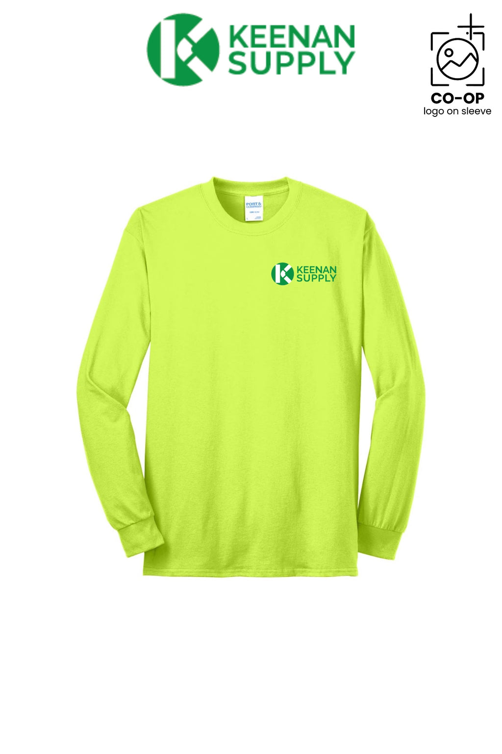 Port & Co™ Long Sleeve Core Blend Tee - KEENAN SUPPLY