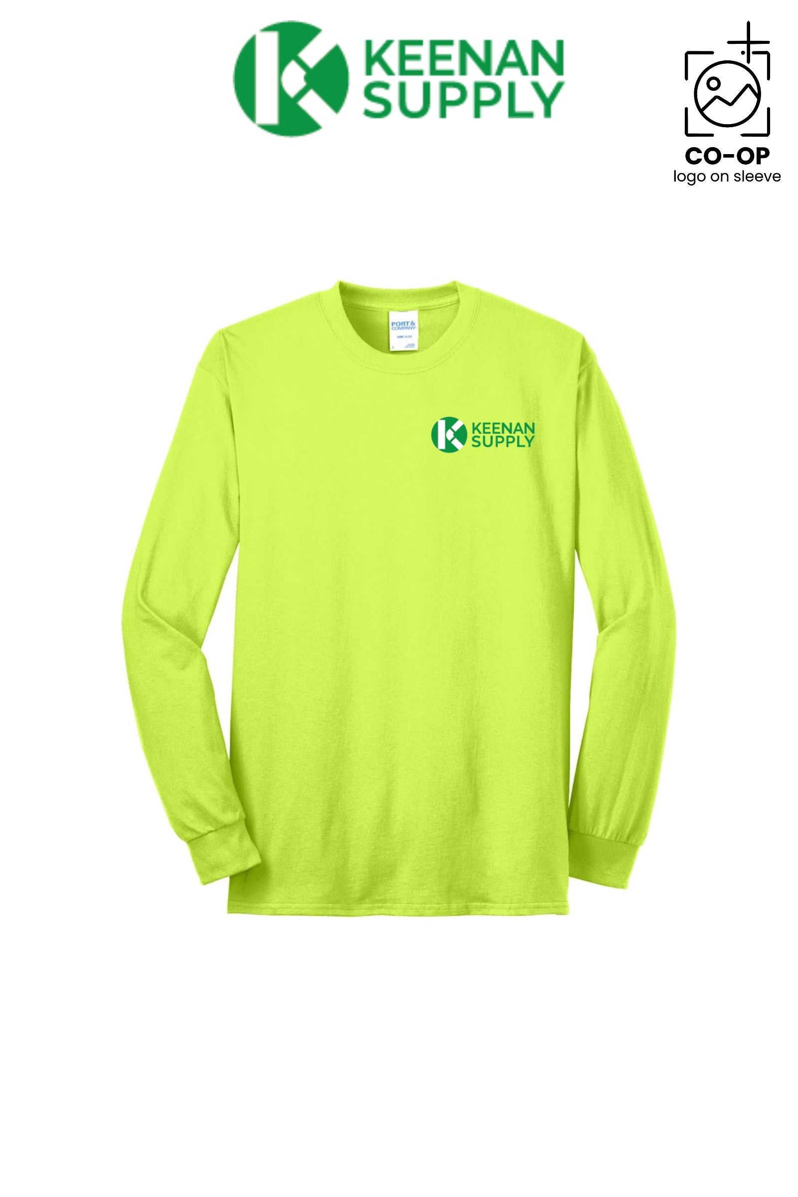 Port & Co™ Long Sleeve Core Blend Tee - KEENAN SUPPLY