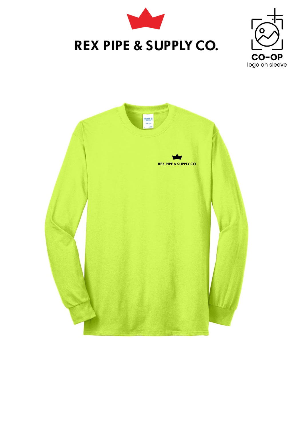 Port & Co™ Long Sleeve Core Blend Tee - REX PIPE AND SUPPLY
