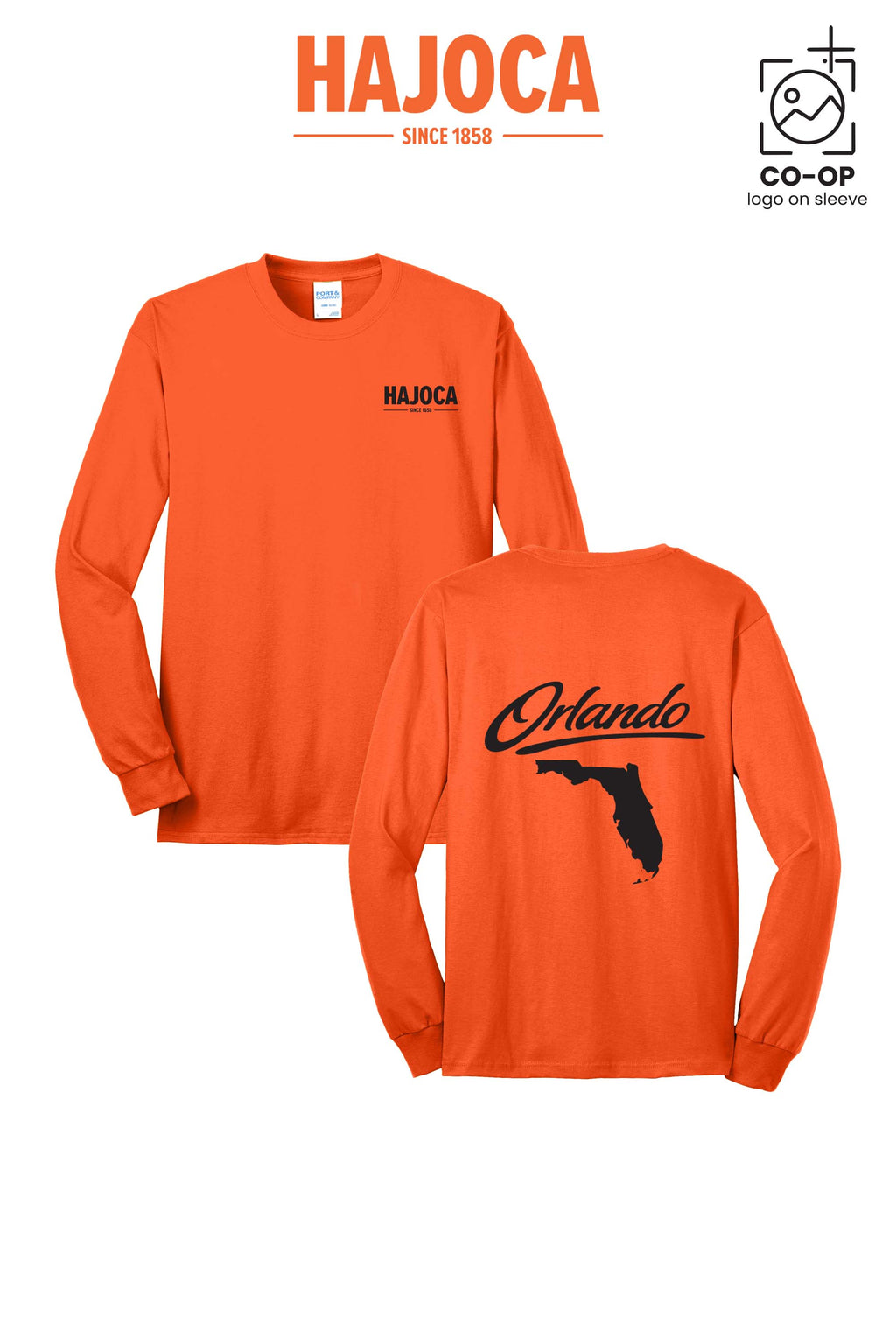 Port & Co™ Long Sleeve Core Blend Tee - HAJOCA - ORLANDO