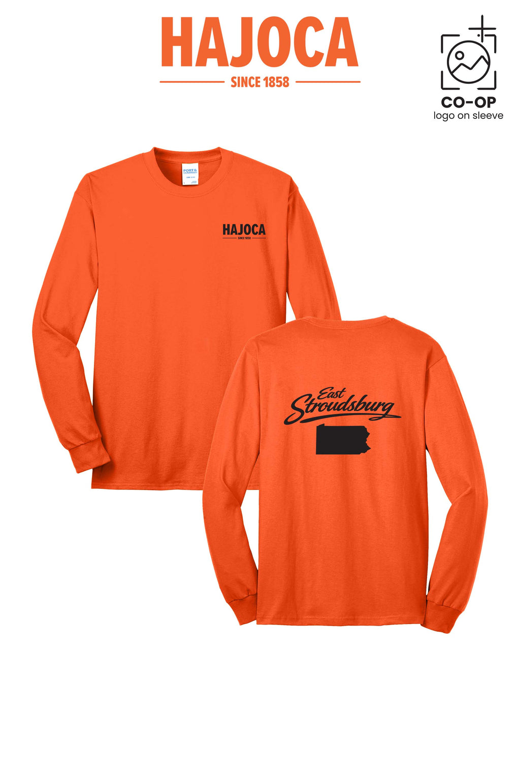 Port & Co™ Long Sleeve Core Blend Tee - HAJOCA - STROUDSBURG