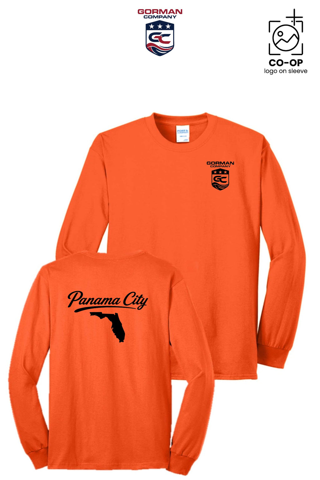 Port & Co™ Long Sleeve Core Blend Tee - GORMAN CO - PANAMA CITY