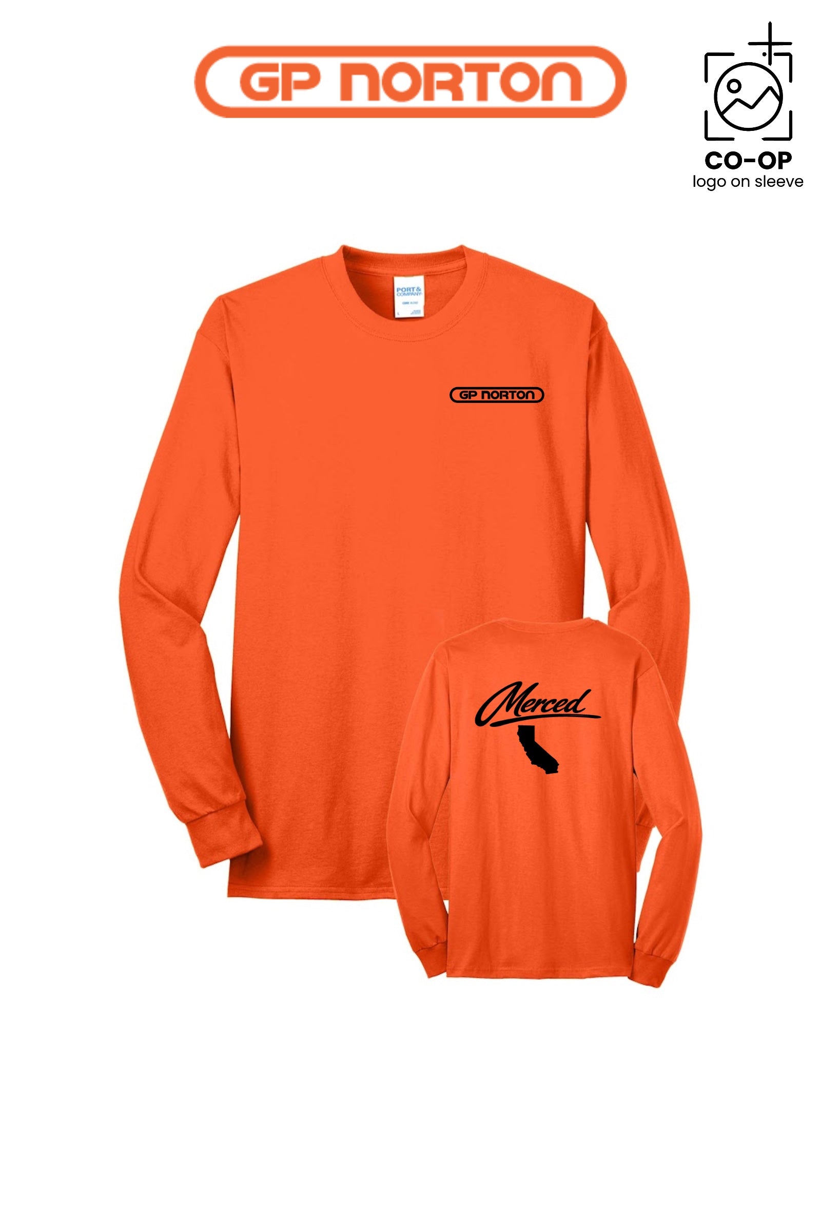 Port & Co™ Long Sleeve Core Blend Tee - G P NORTON - MERCED