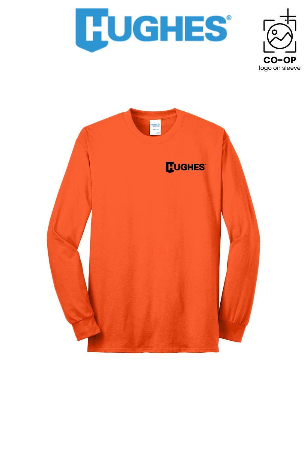 Port & Co™ Long Sleeve Core Blend Tee - HUGHES SUPPLY