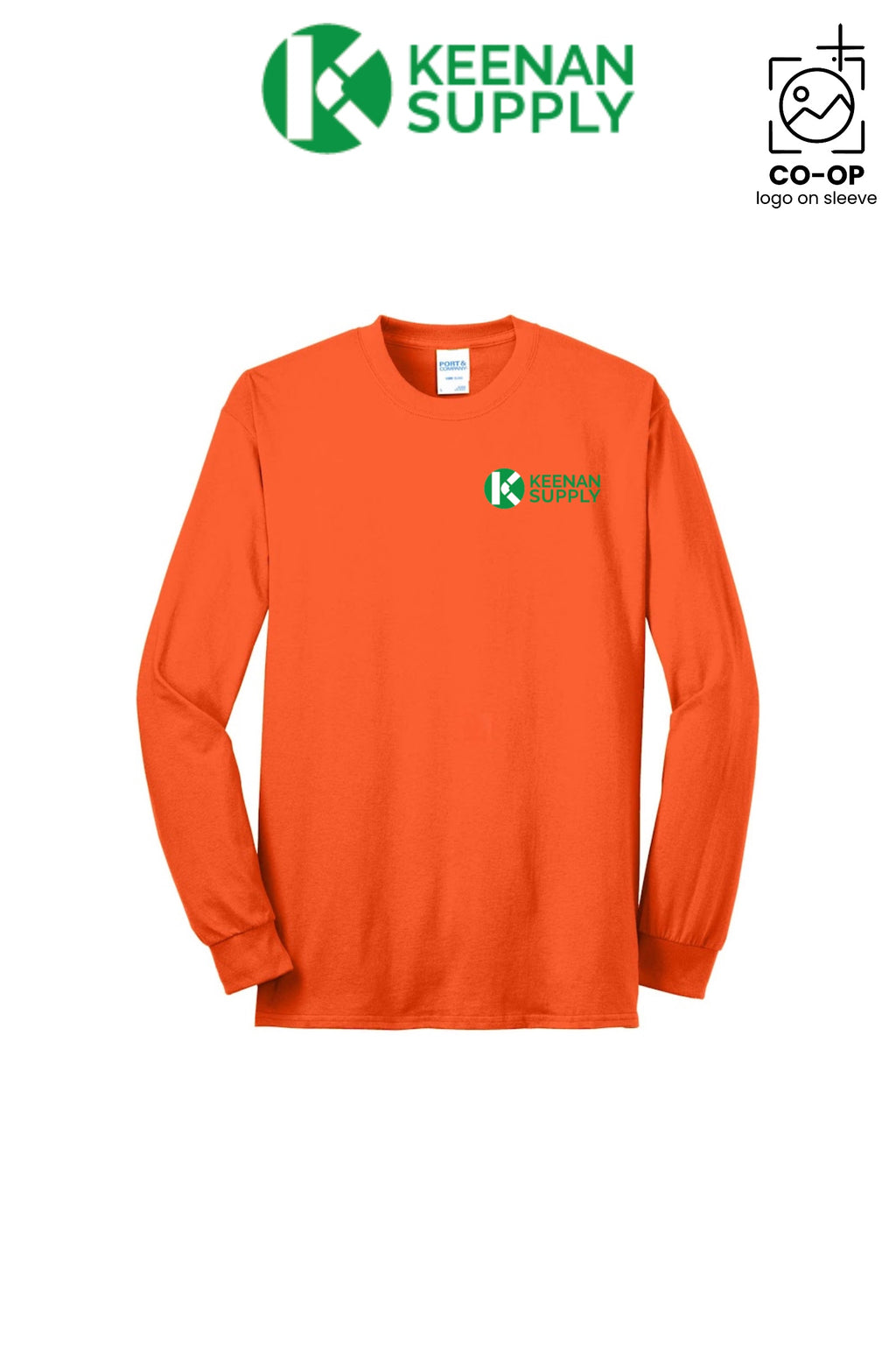 Port & Co™ Long Sleeve Core Blend Tee - KEENAN SUPPLY
