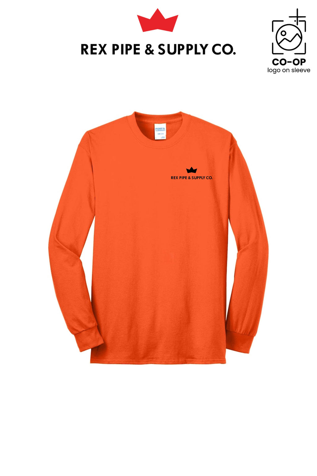 Port & Co™ Long Sleeve Core Blend Tee - REX PIPE AND SUPPLY