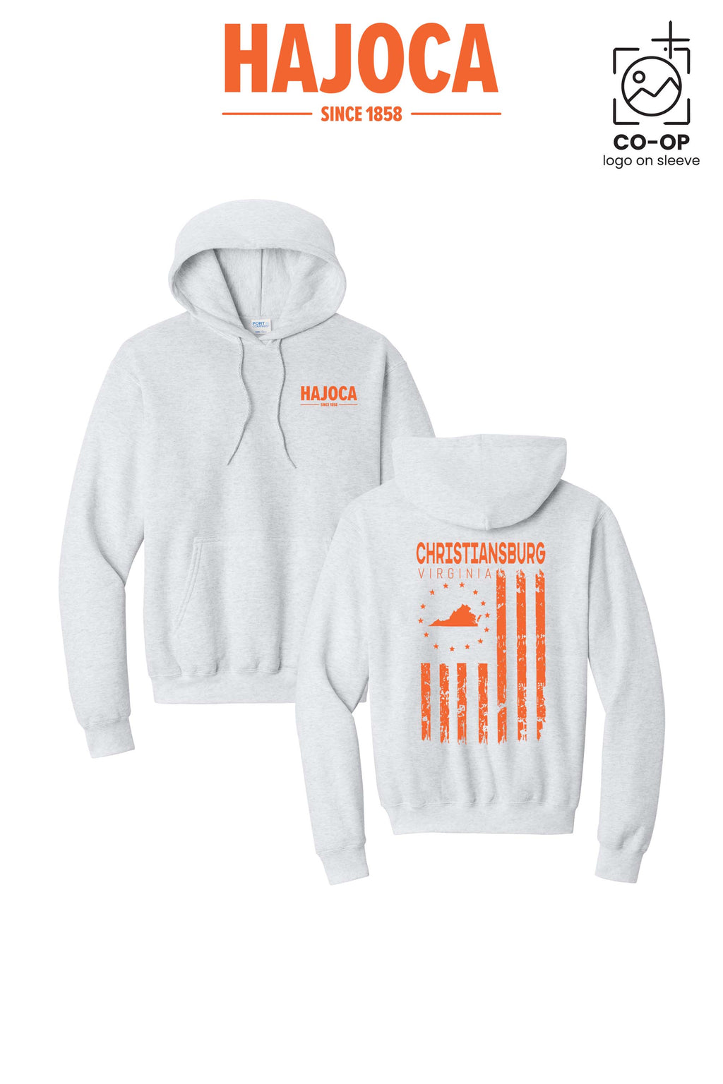 Port & Co™ Core Fleece Pullover Hooded Sweatshirt - HAJOCA - CHRISTIANSBURG