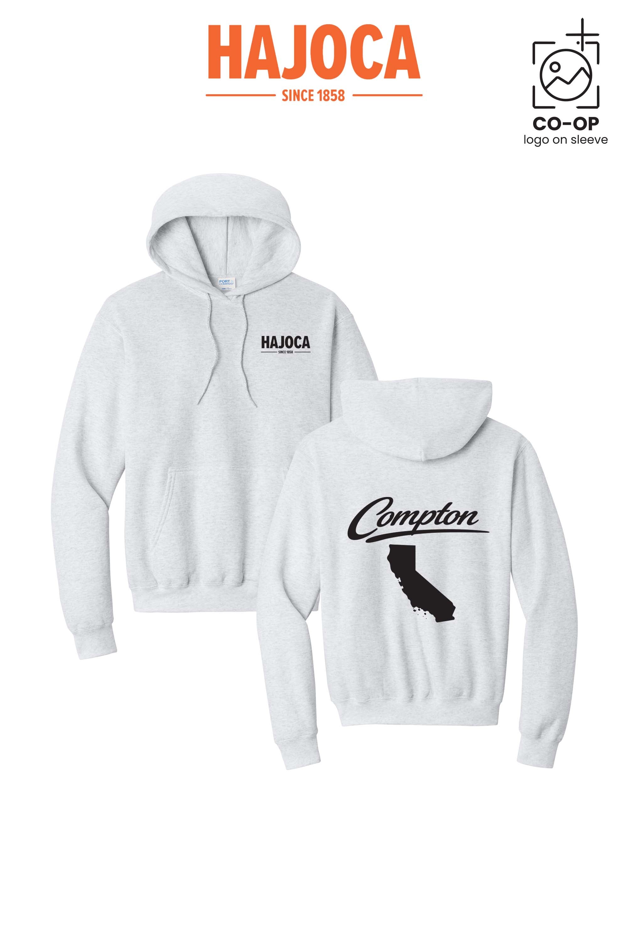 Port & Co™ Core Fleece Pullover Hooded Sweatshirt - HAJOCA - COMPTON