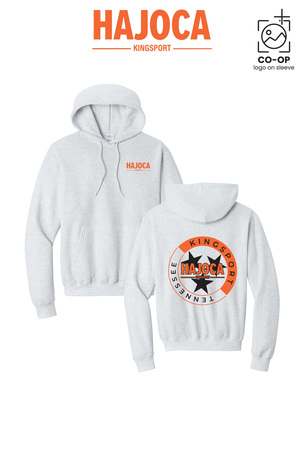Port & Co™ Core Fleece Pullover Hooded Sweatshirt - HAJOCA - KINGSPORT (Back Print)