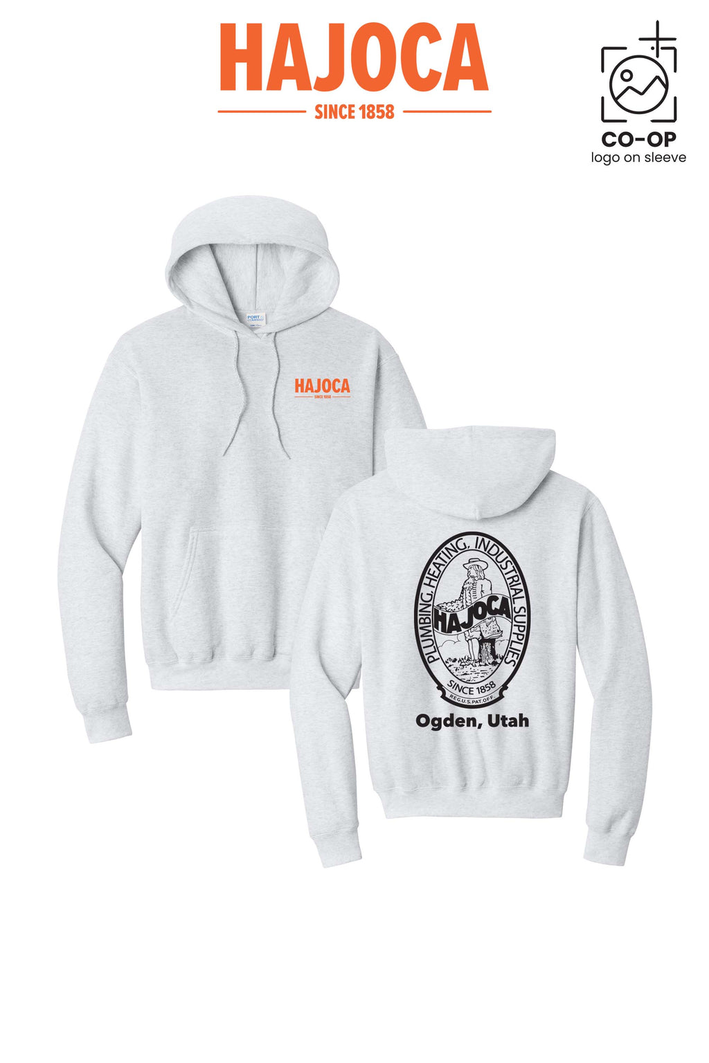 Port & Co™ Core Fleece Pullover Hooded Sweatshirt - HAJOCA - OGDEN