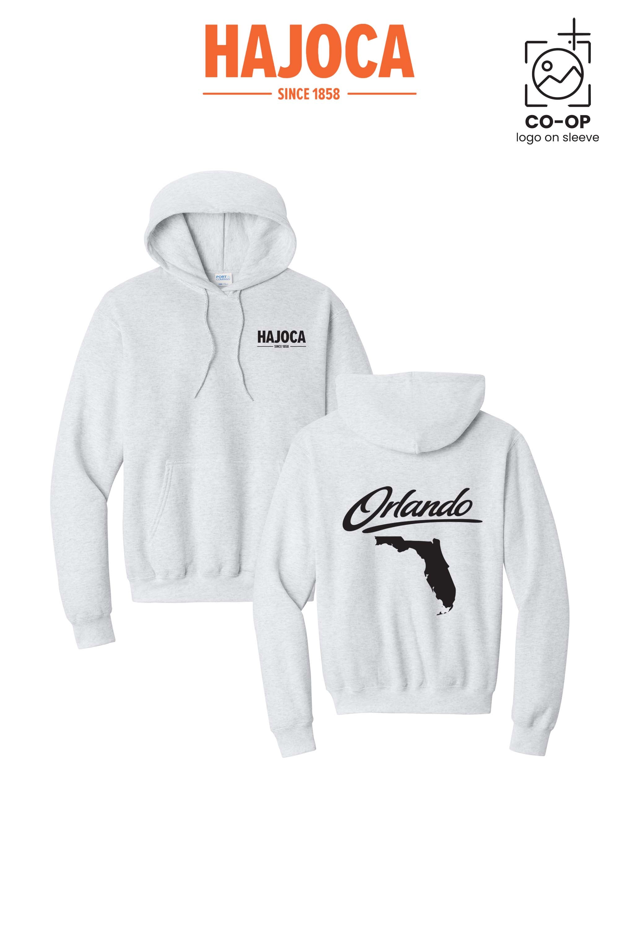 Port & Co™ Core Fleece Pullover Hooded Sweatshirt - HAJOCA - ORLANDO