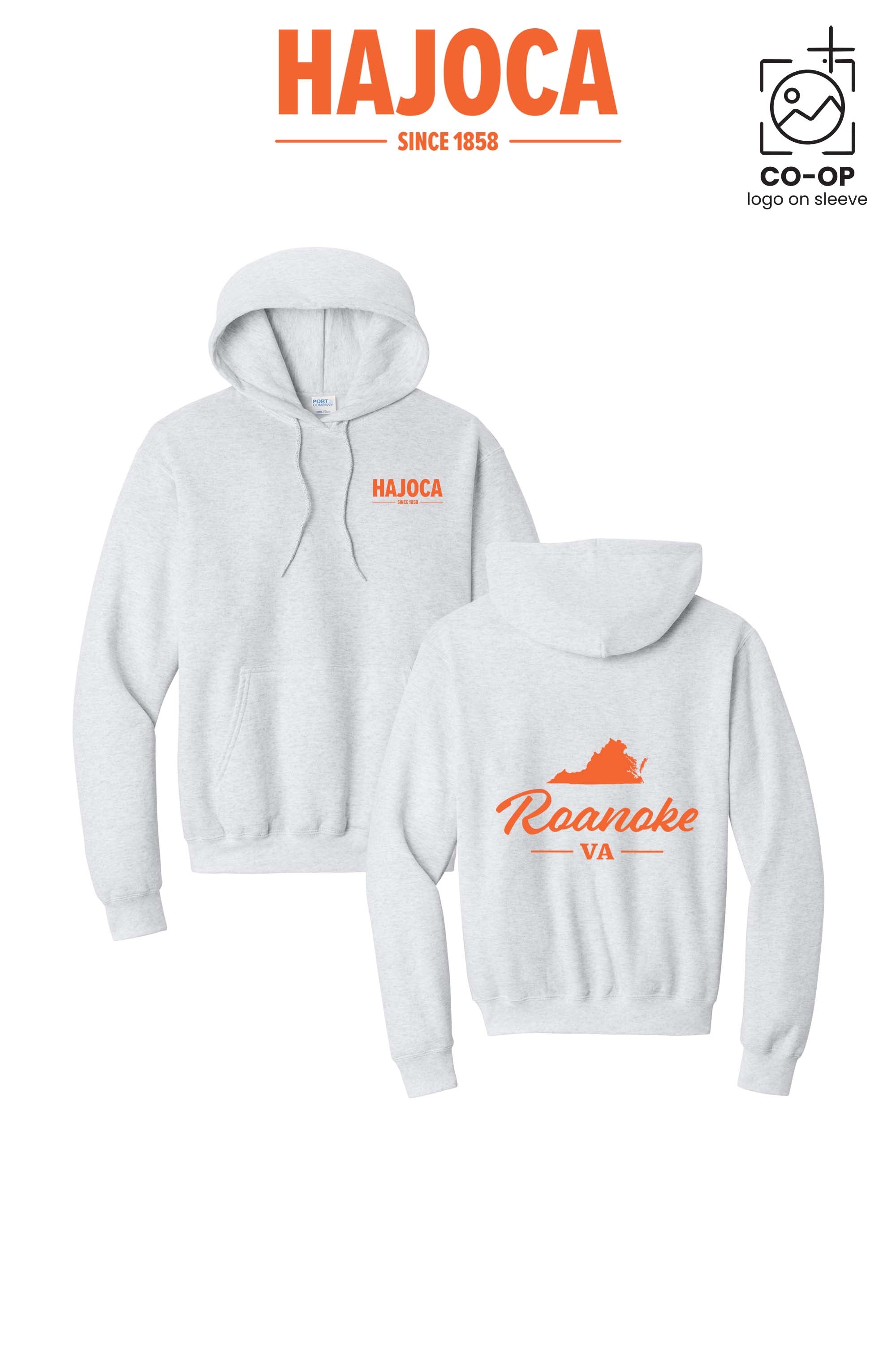 Port & Co™ Core Fleece Pullover Hooded Sweatshirt - HAJOCA - ROANOKE