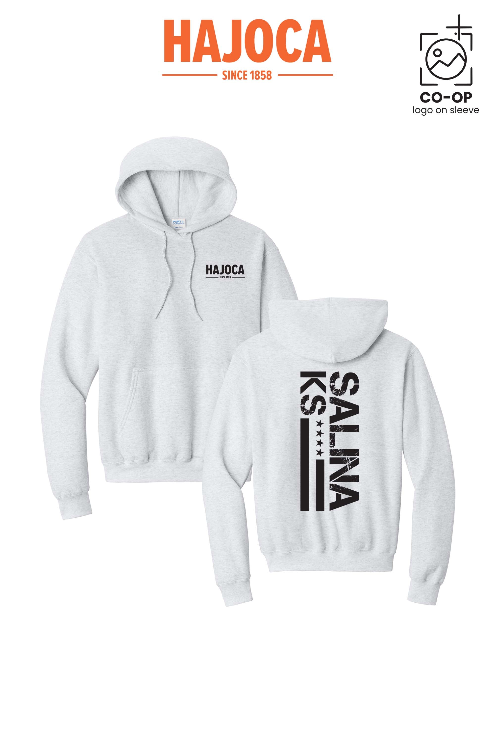 Port & Co™ Core Fleece Pullover Hooded Sweatshirt - HAJOCA - SALINA