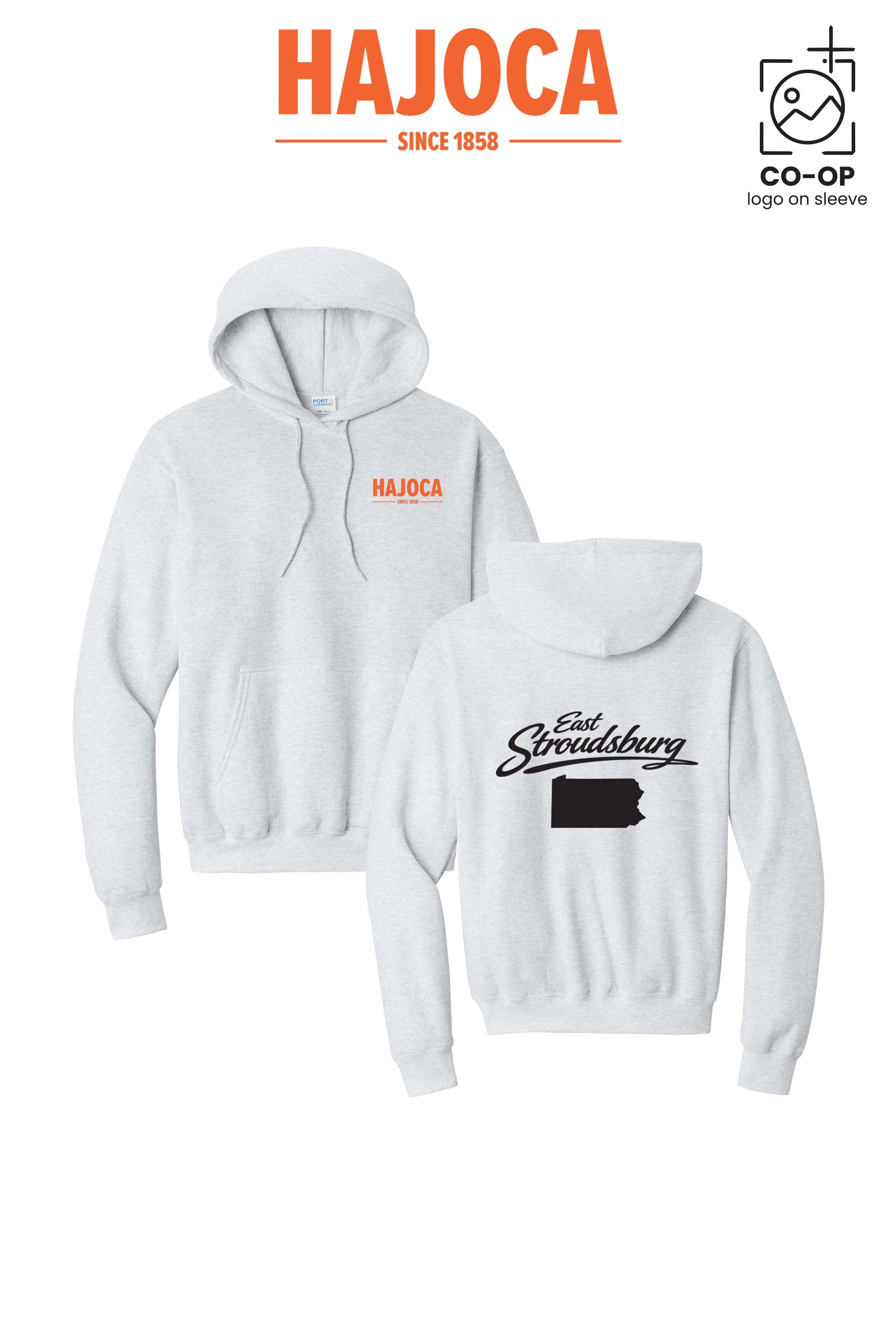 Port & Co™ Core Fleece Pullover Hooded Sweatshirt - HAJOCA - STROUDSBURG
