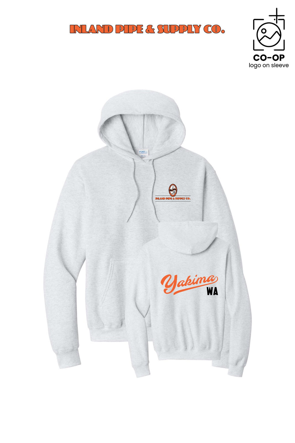 Port & Co™ Core Fleece Pullover Hooded Sweatshirt - INLAND PIPE AND SUPPLY - YAKIMA