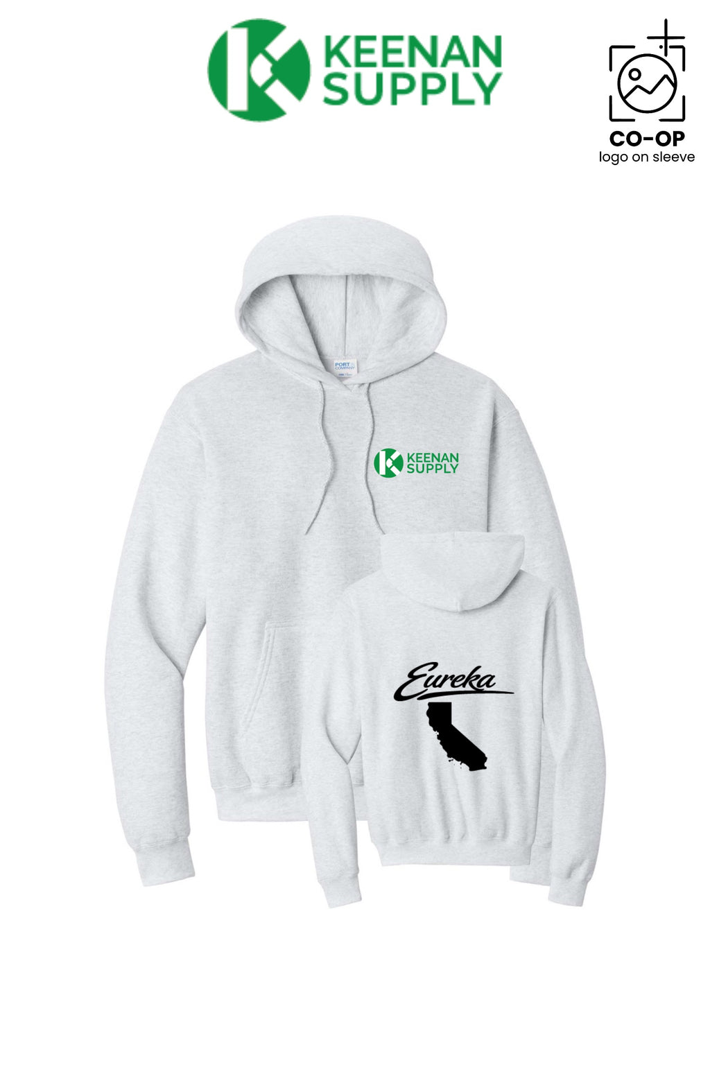 Port & Co™ Core Fleece Pullover Hooded Sweatshirt - KEENAN SUPPLY - EUREKA