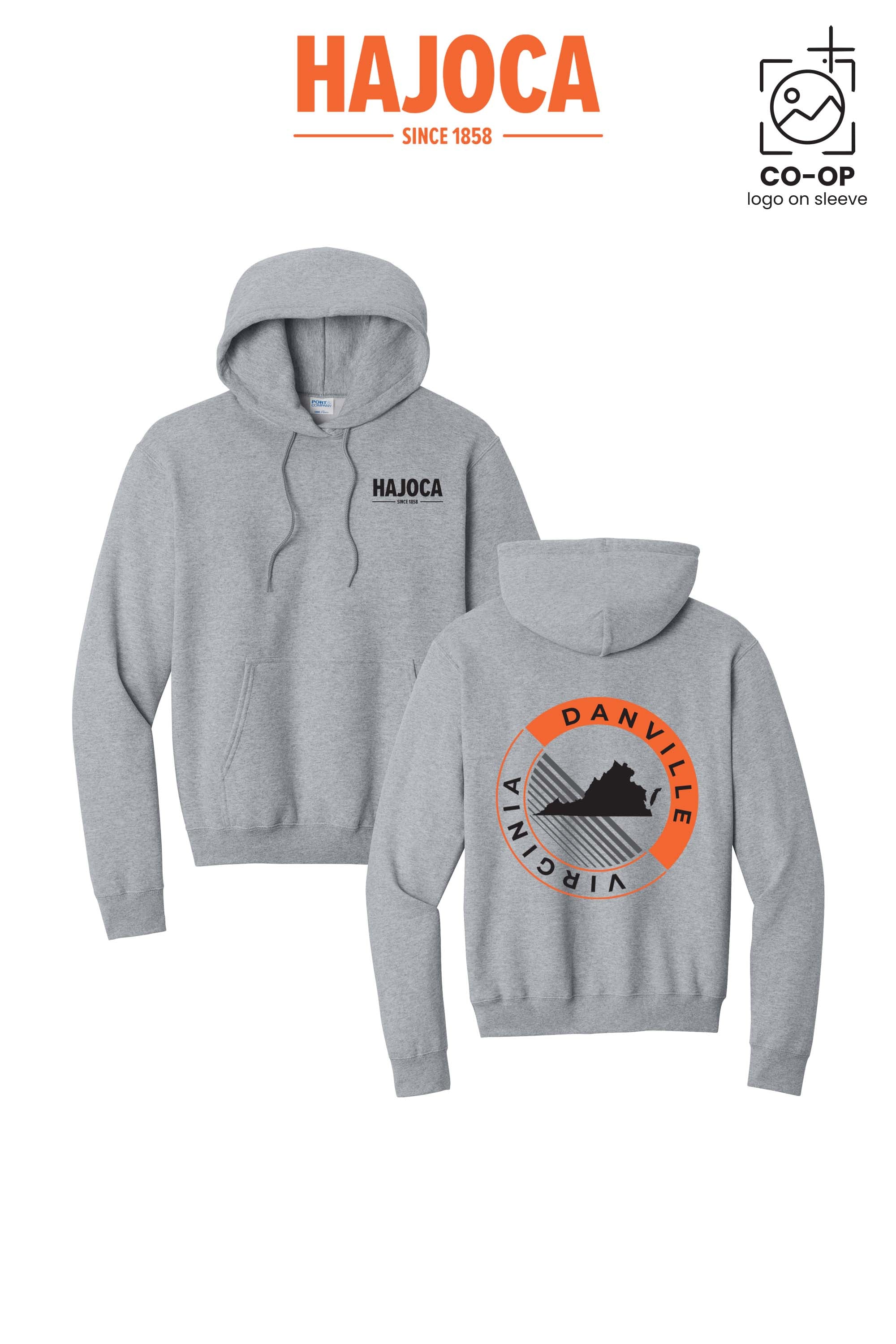 Port & Co™ Core Fleece Pullover Hooded Sweatshirt - HAJOCA - DANVILLE