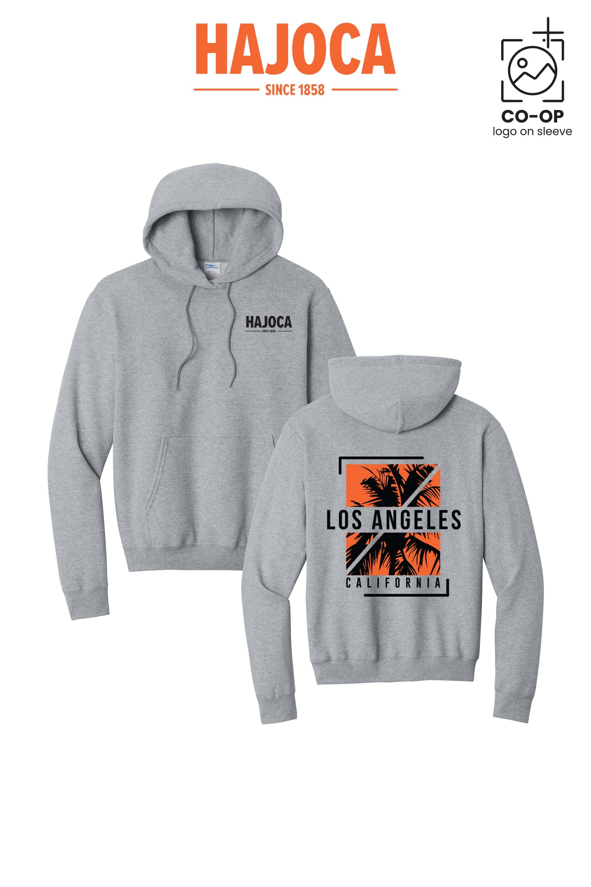 Port & Co™ Core Fleece Pullover Hooded Sweatshirt - HAJOCA - LOS ANGELES