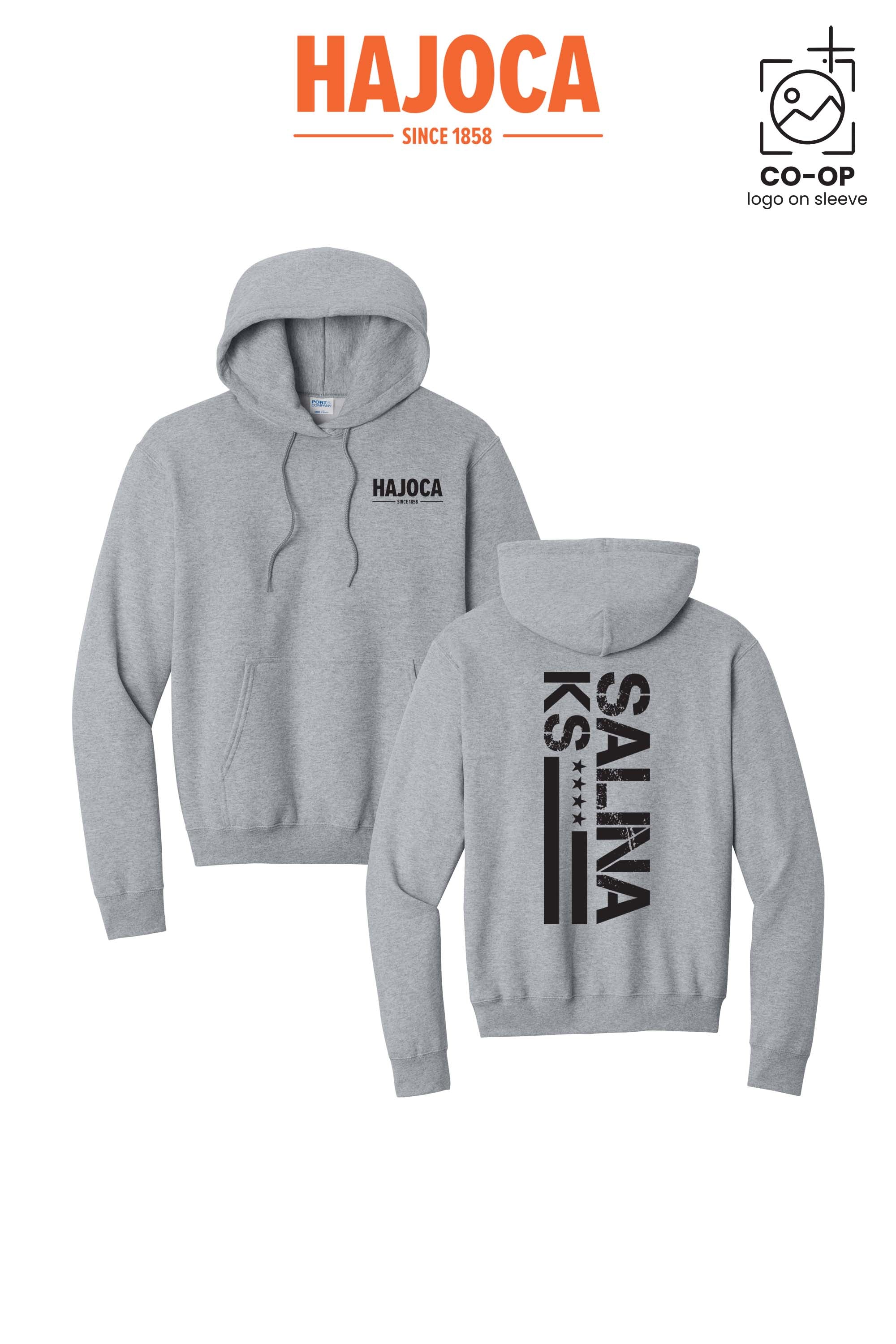 Port & Co™ Core Fleece Pullover Hooded Sweatshirt - HAJOCA - SALINA