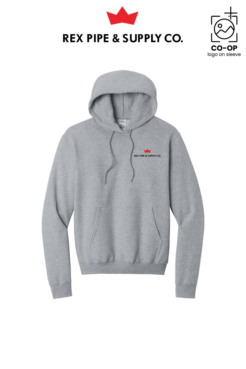 Port & Co™ Core Fleece Pullover Hooded Sweatshirt - REX PIPE AND SUPPLY