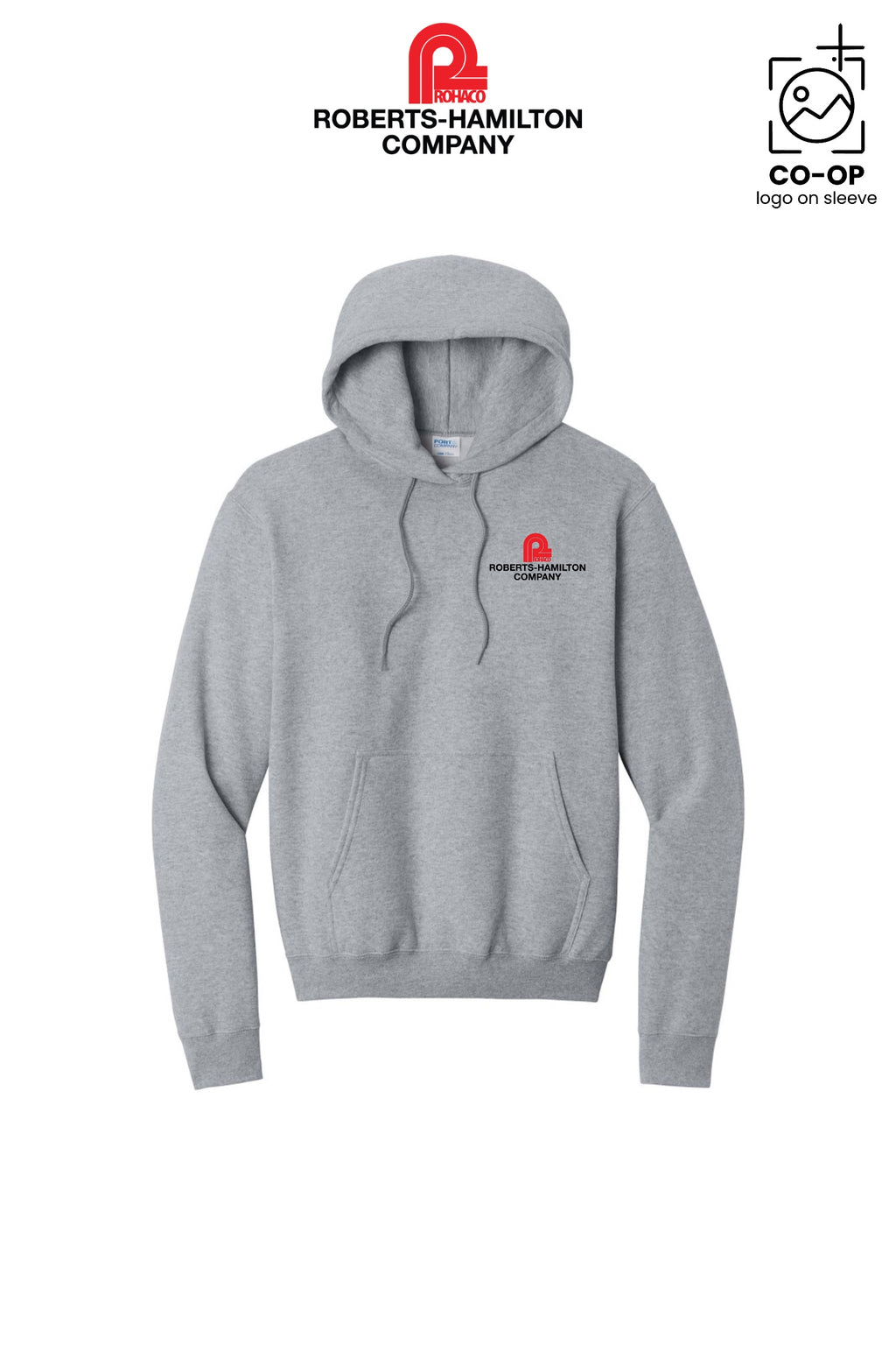 Port & Co™ Core Fleece Pullover Hooded Sweatshirt - ROBERTS-HAMILTON