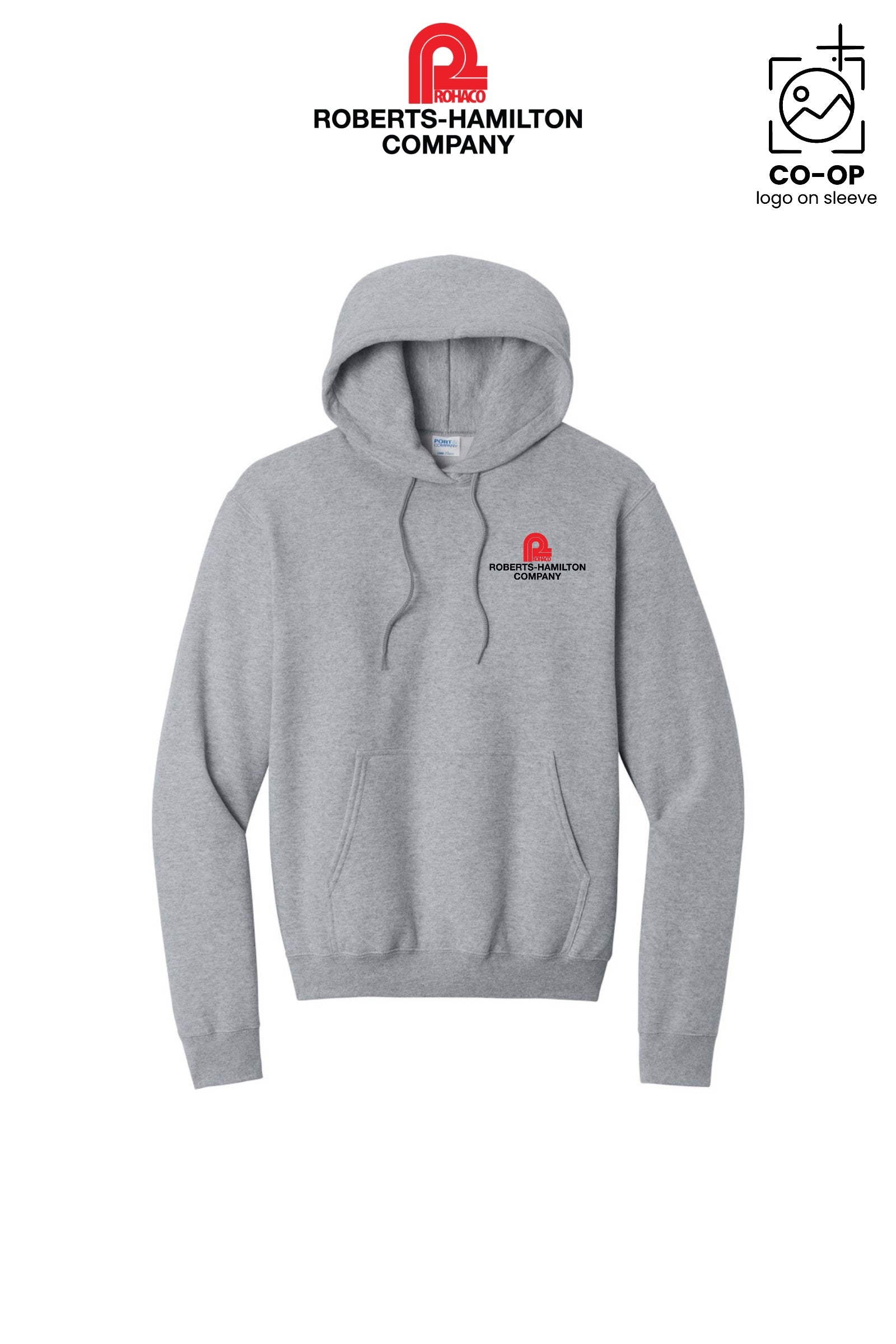 Port & Co™ Core Fleece Pullover Hooded Sweatshirt - ROBERTS-HAMILTON