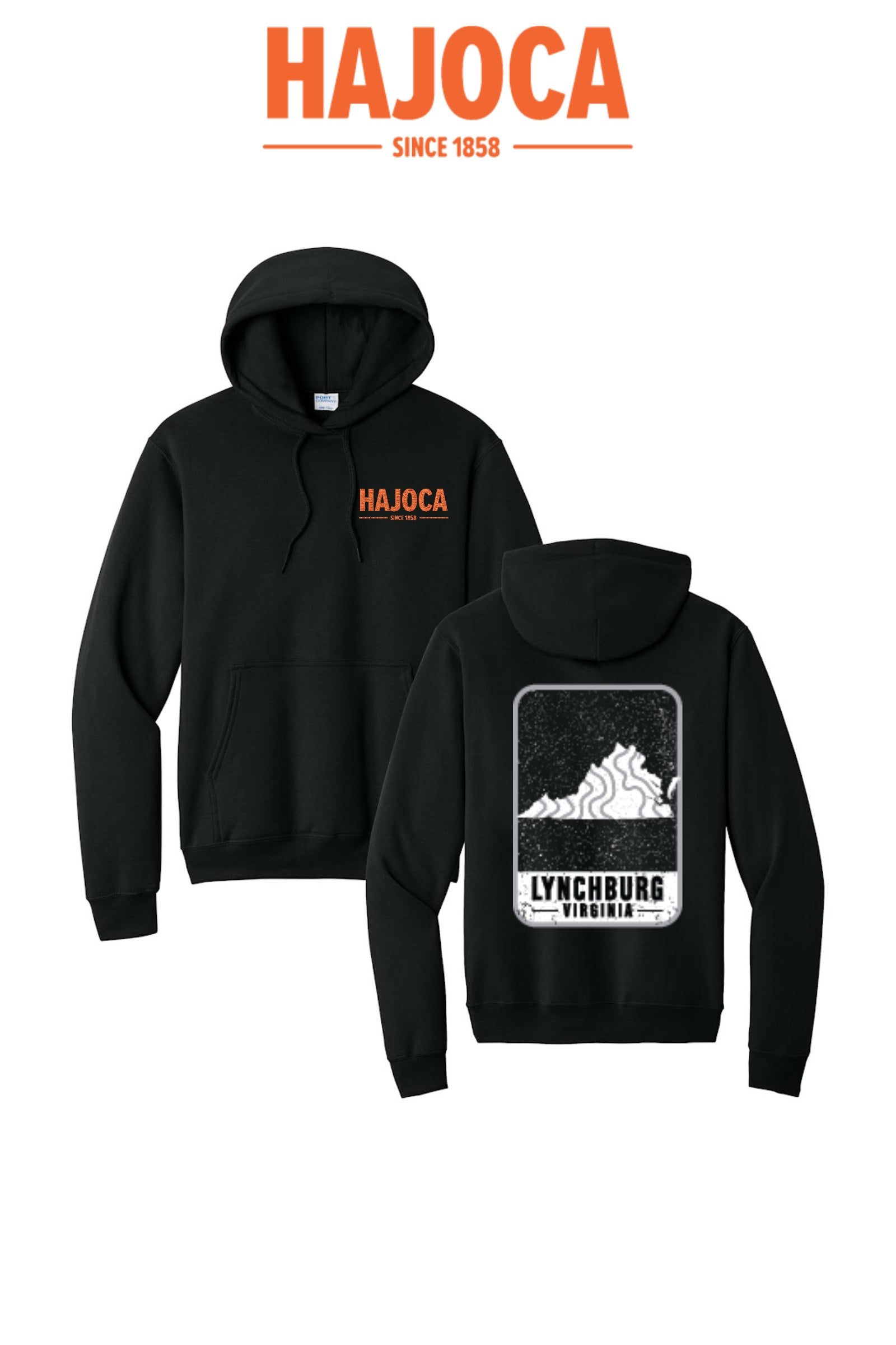 Port & Co™ Core Fleece Pullover Hooded Sweatshirt - HAJOCA - LYNCHBURG