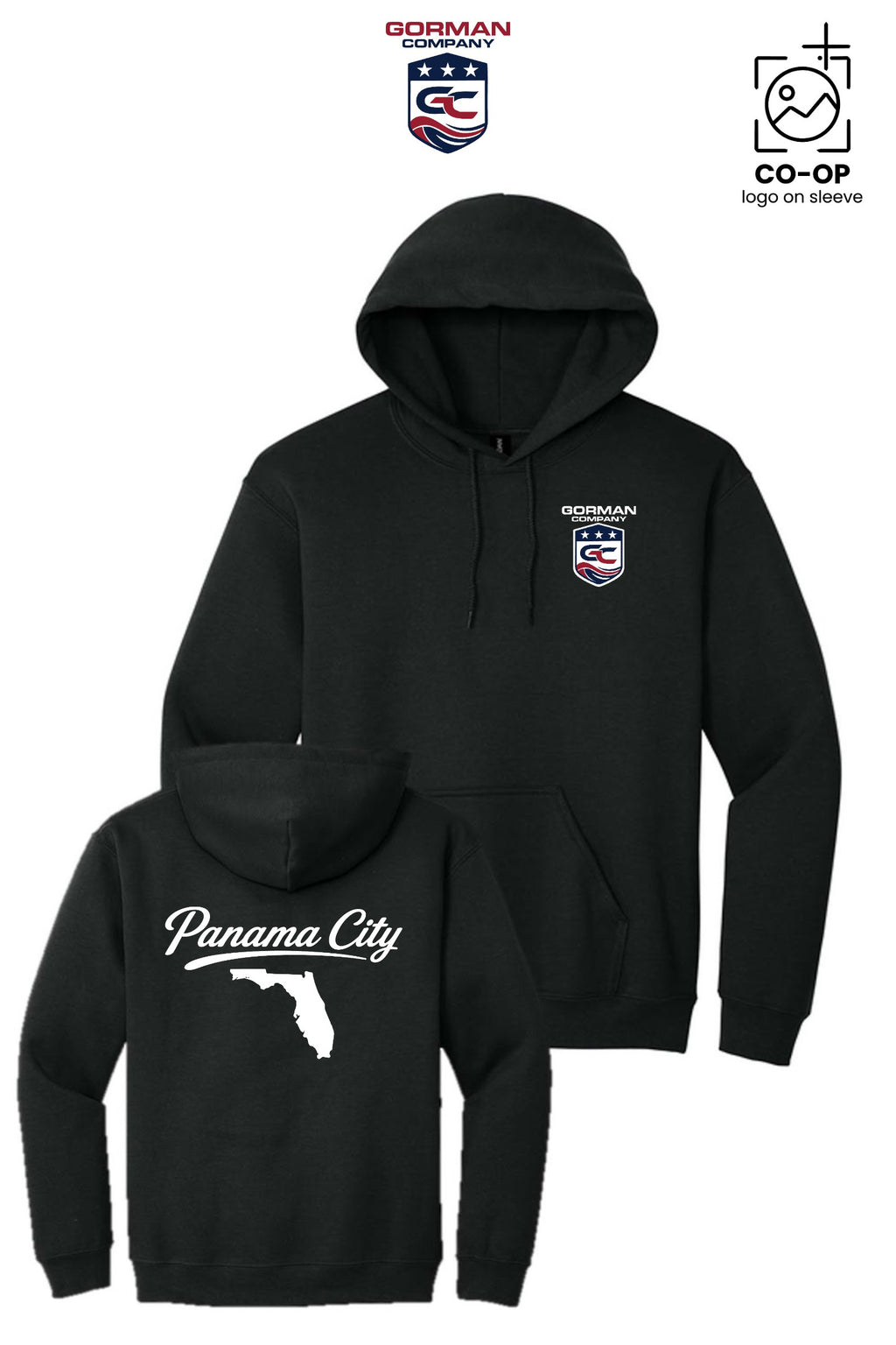 Port & Co™ Core Fleece Pullover Hooded Sweatshirt - GORMAN CO - PANAMA CITY