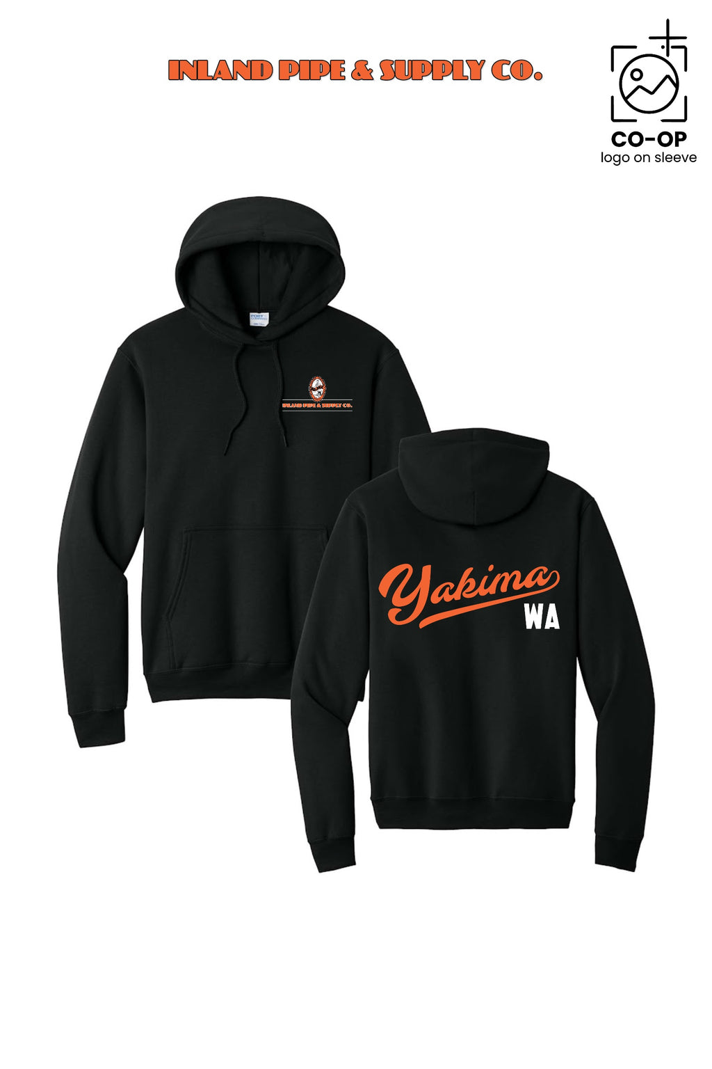 Port & Co™ Core Fleece Pullover Hooded Sweatshirt - INLAND PIPE AND SUPPLY - YAKIMA