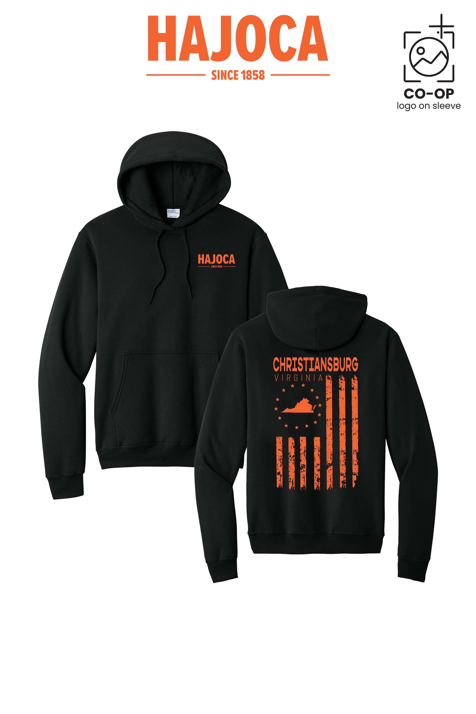 Port & Co™ Core Fleece Pullover Hooded Sweatshirt - HAJOCA - CHRISTIANSBURG