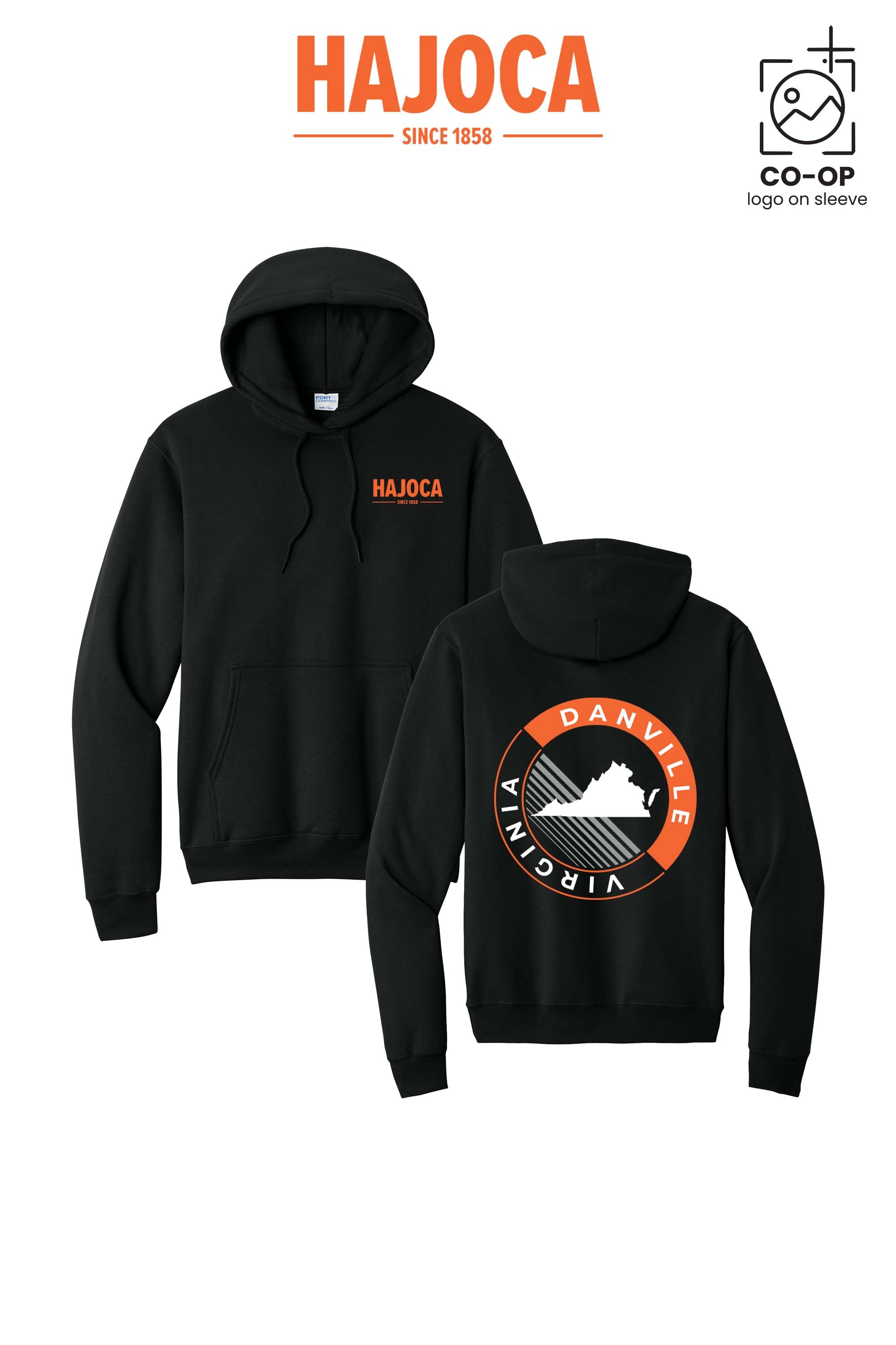 Port & Co™ Core Fleece Pullover Hooded Sweatshirt - HAJOCA - DANVILLE