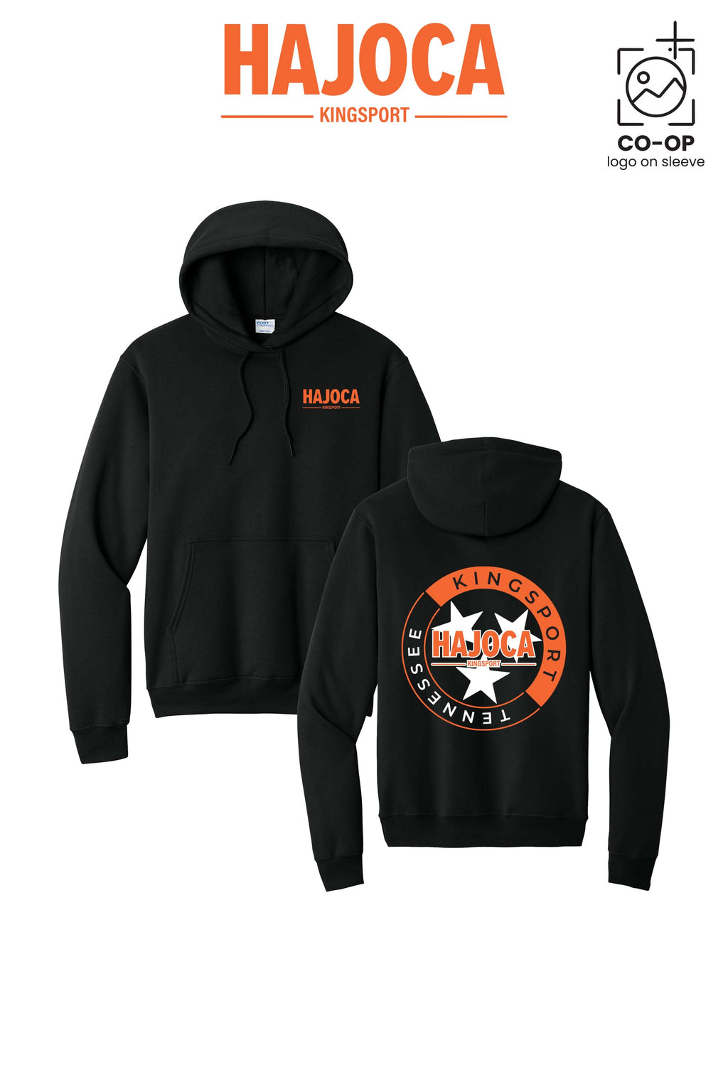 Port & Co™ Core Fleece Pullover Hooded Sweatshirt - HAJOCA - KINGSPORT (Back Print)